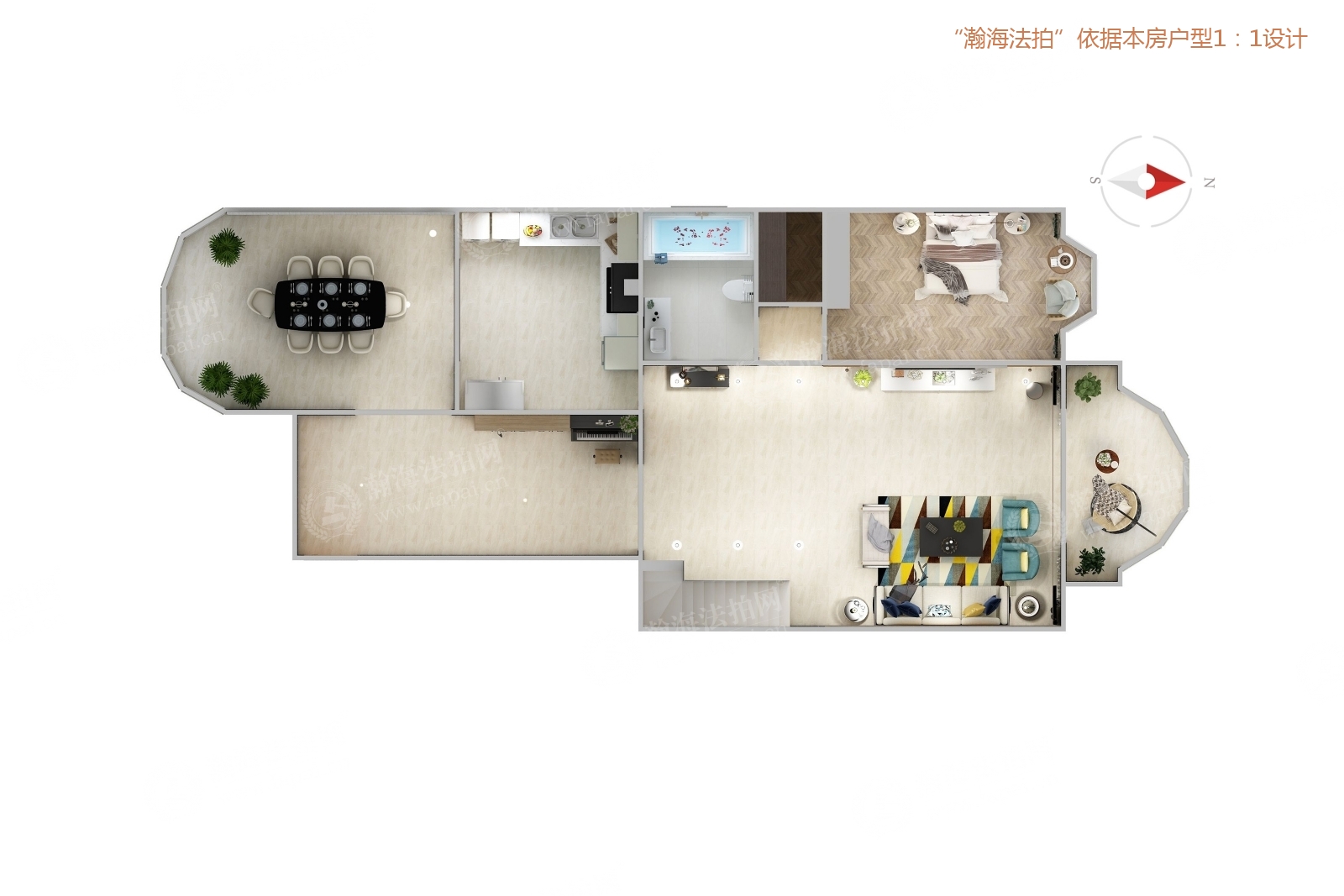 裕龙花园五区22号楼2单元301室（复式）
