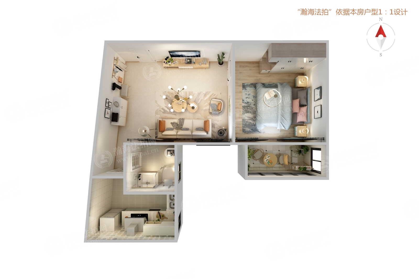 后现代城A区2号楼A单元12A06室
