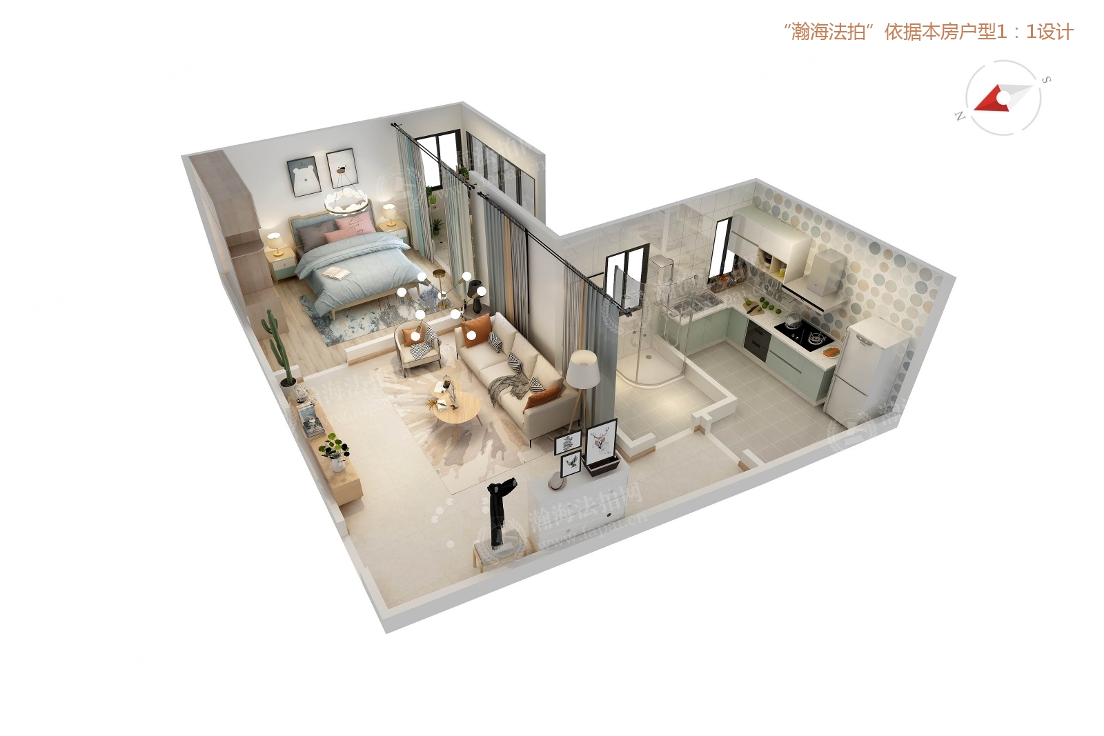后现代城A区2号楼A单元12A06室