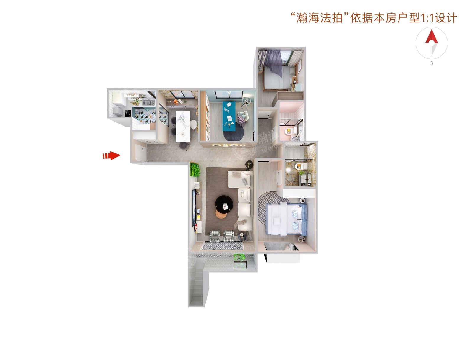 融科橄榄城一期505号楼2单元101室