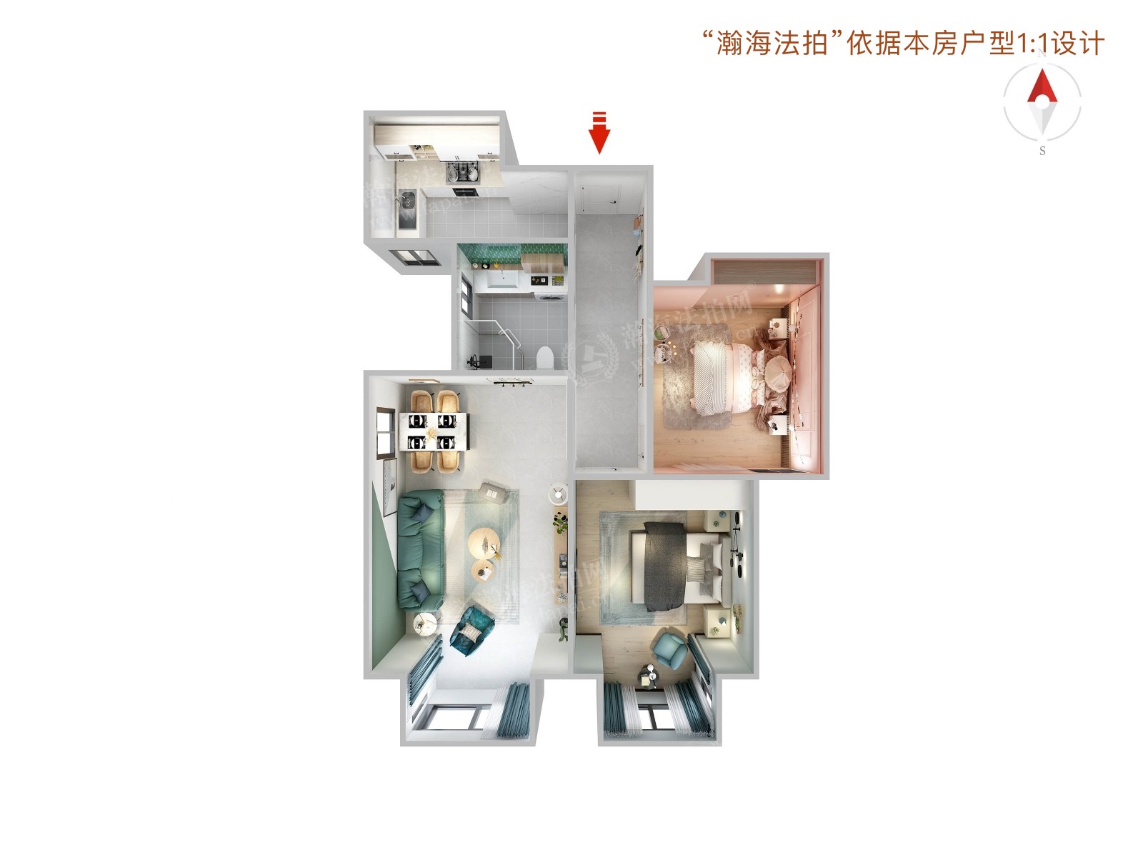 京贸国际城西区282号楼3单元303室
