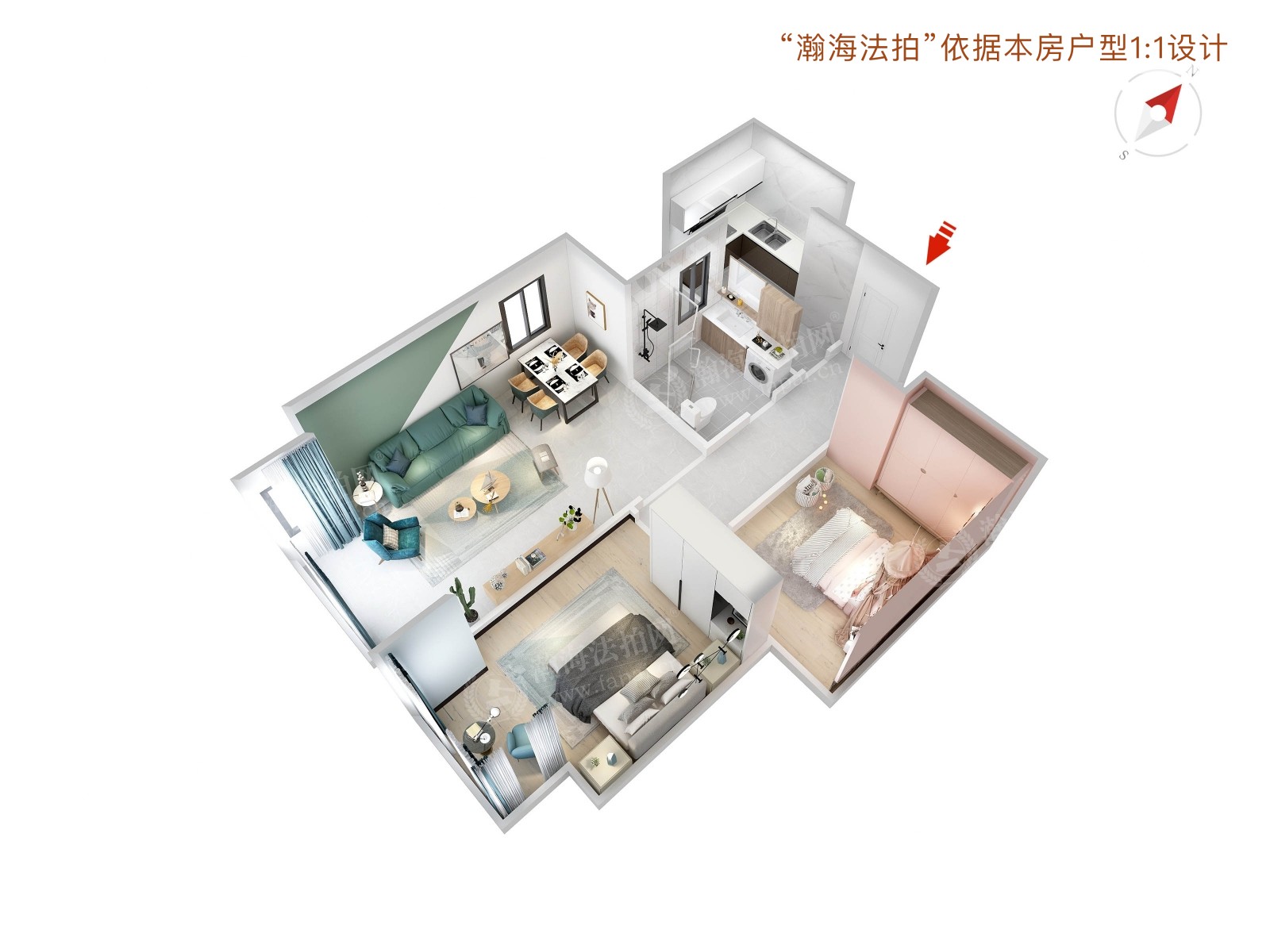 京贸国际城西区282号楼3单元303室