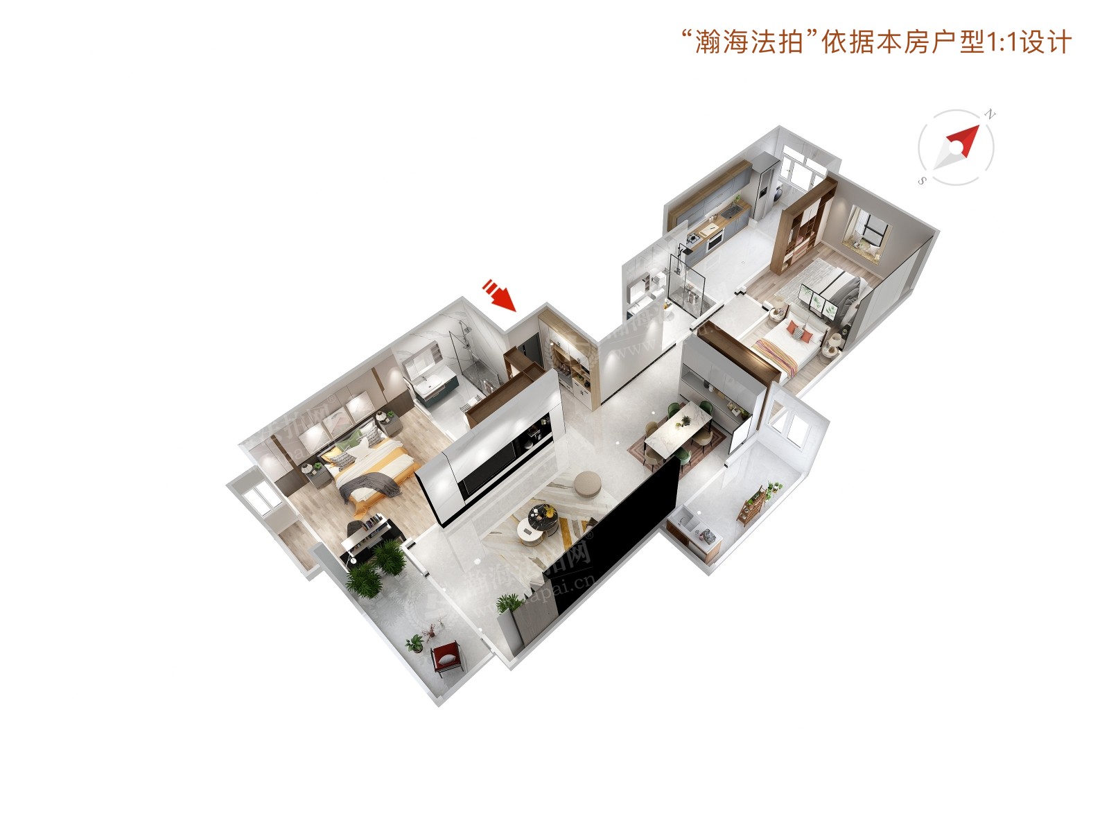天兆家园6号楼C座1601室