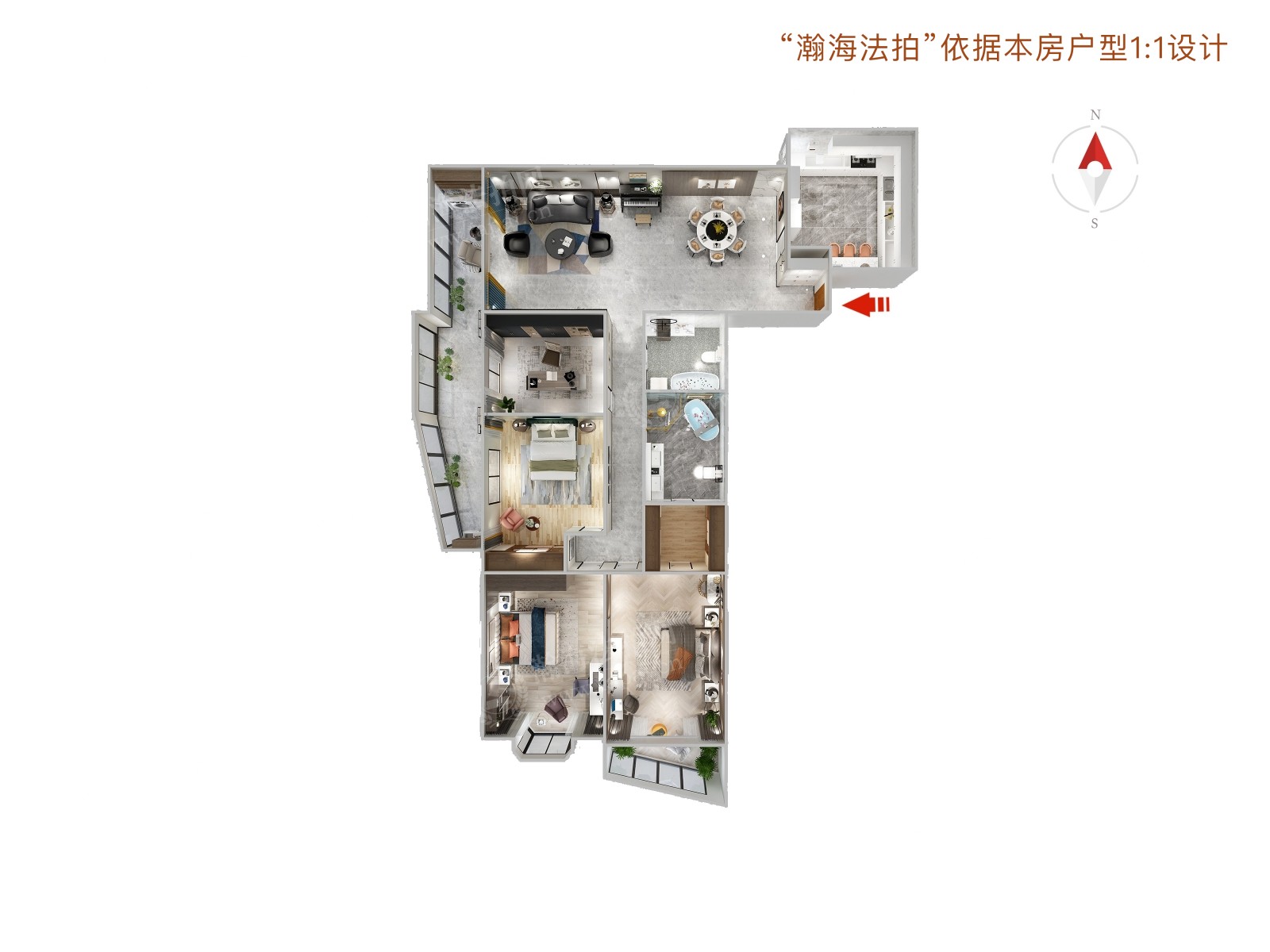 万豪国际公寓2号楼12D室