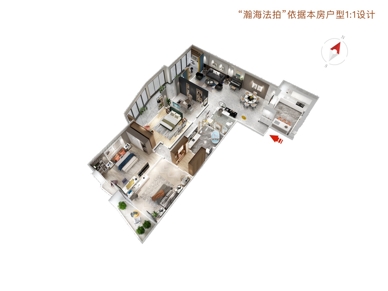 万豪国际公寓2号楼12D室