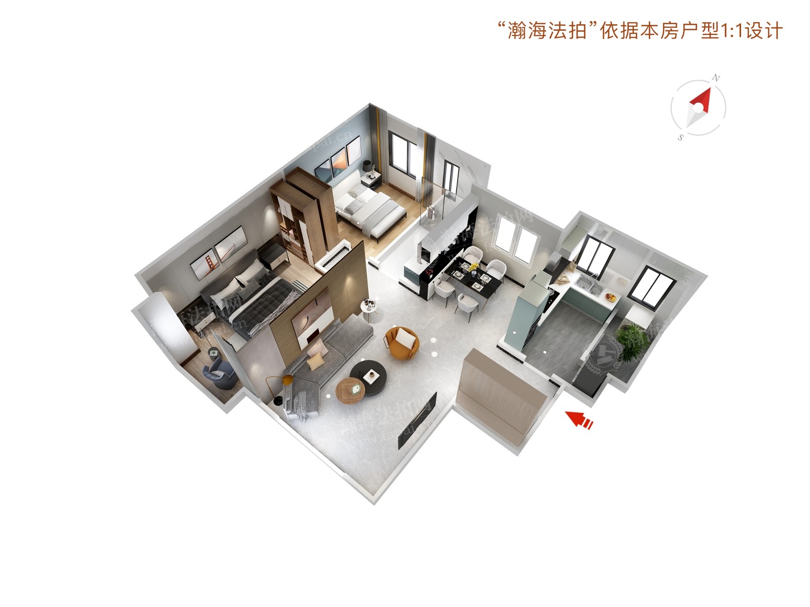 富力又一城C区19号楼5单元505室