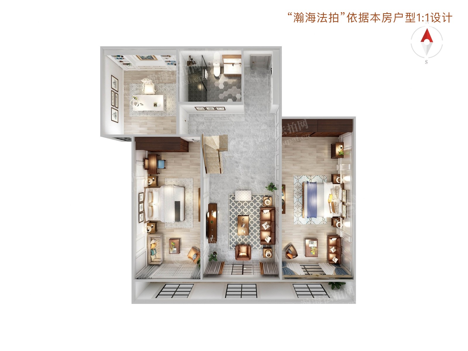 润泽公馆362号楼2单元102+-107室（下跃）
