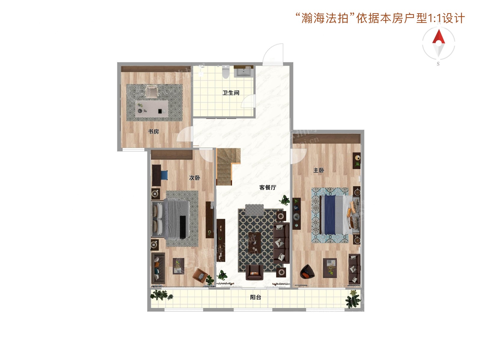 润泽公馆362号楼2单元102+-107室（下跃）