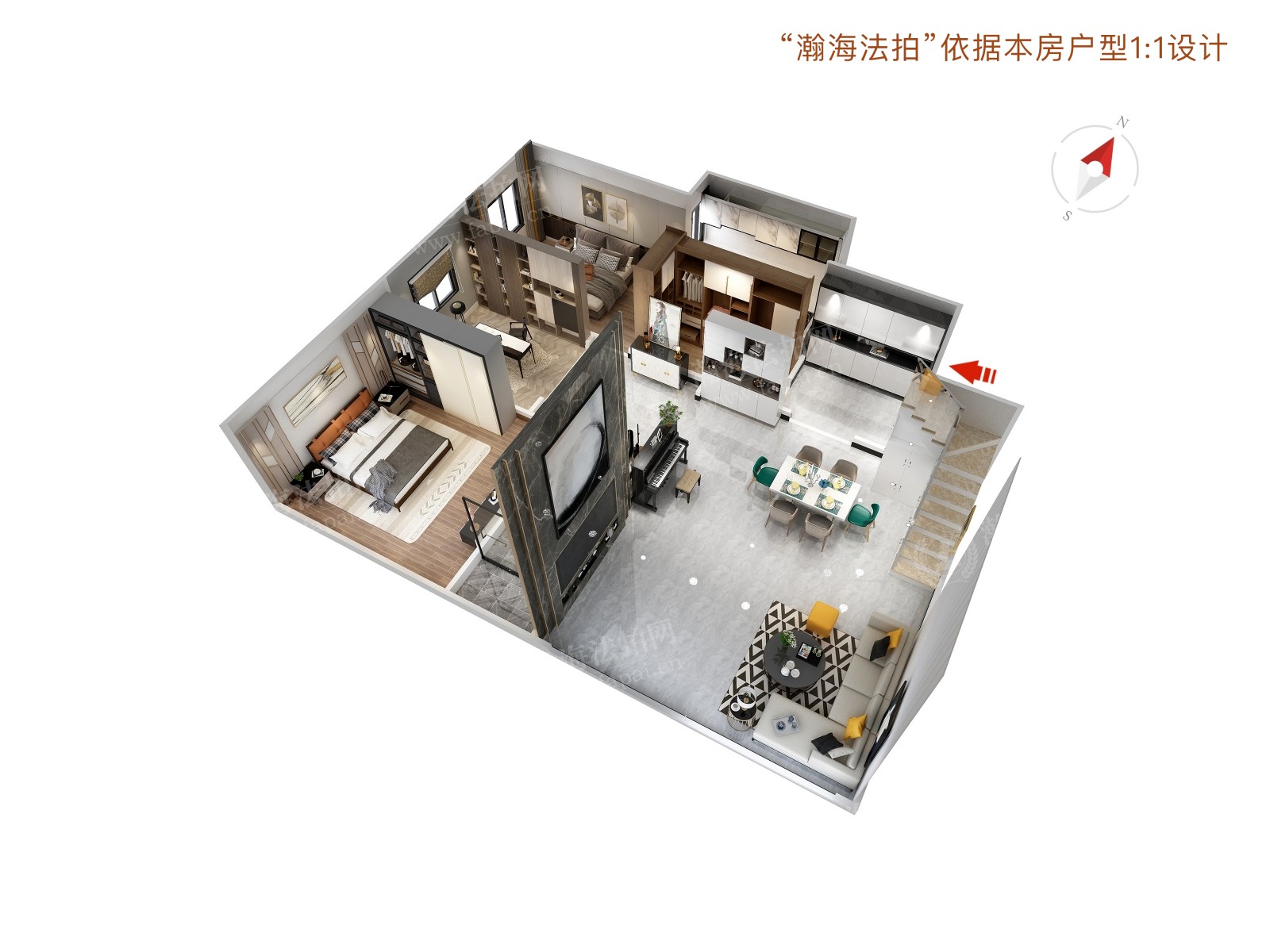 御景园1号楼38A室（复式）