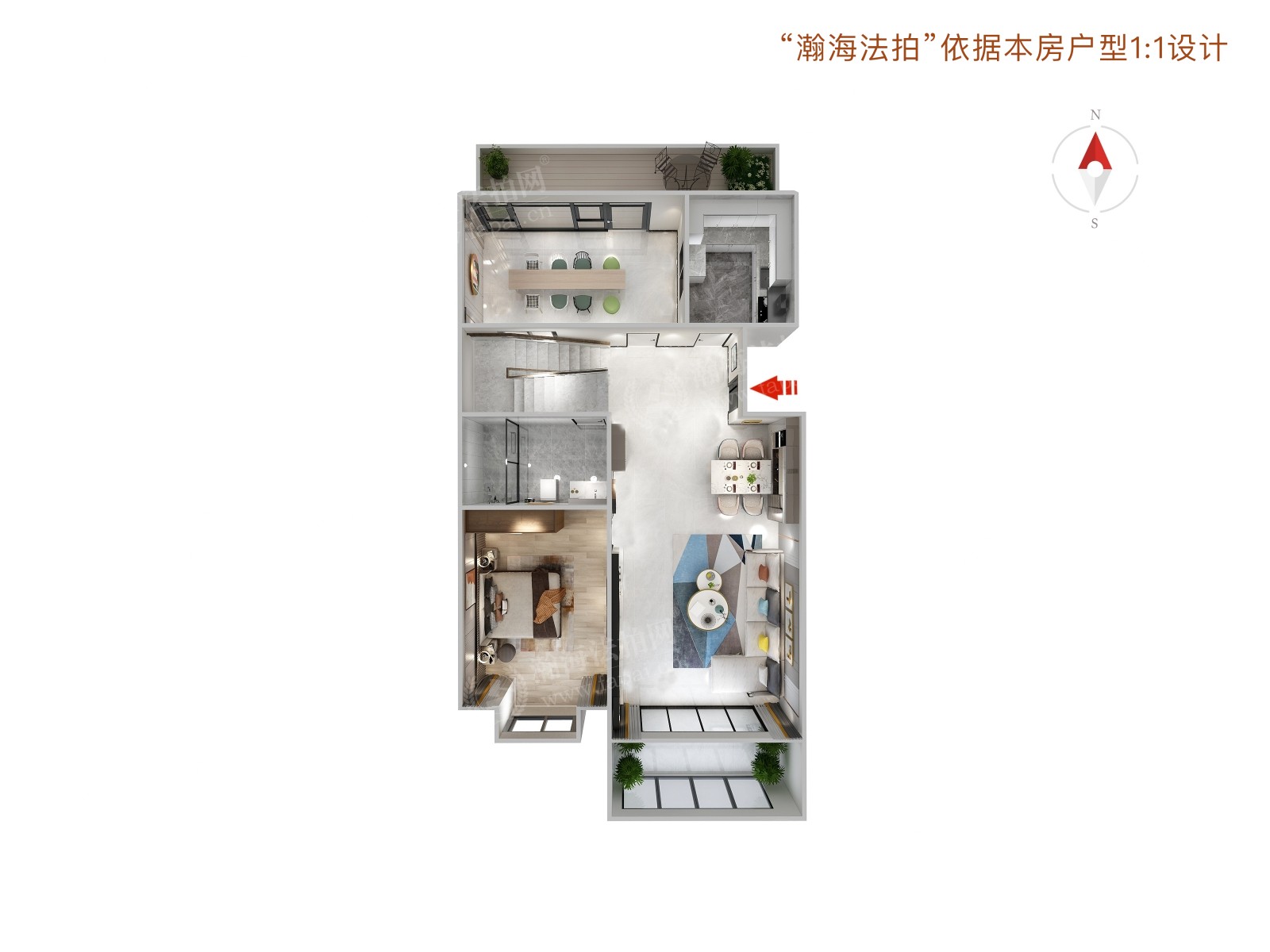 天通苑北二区33号楼3单元1202室（复式）