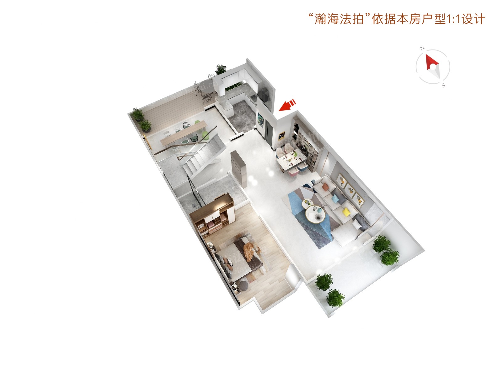 天通苑北二区33号楼3单元1202室（复式）