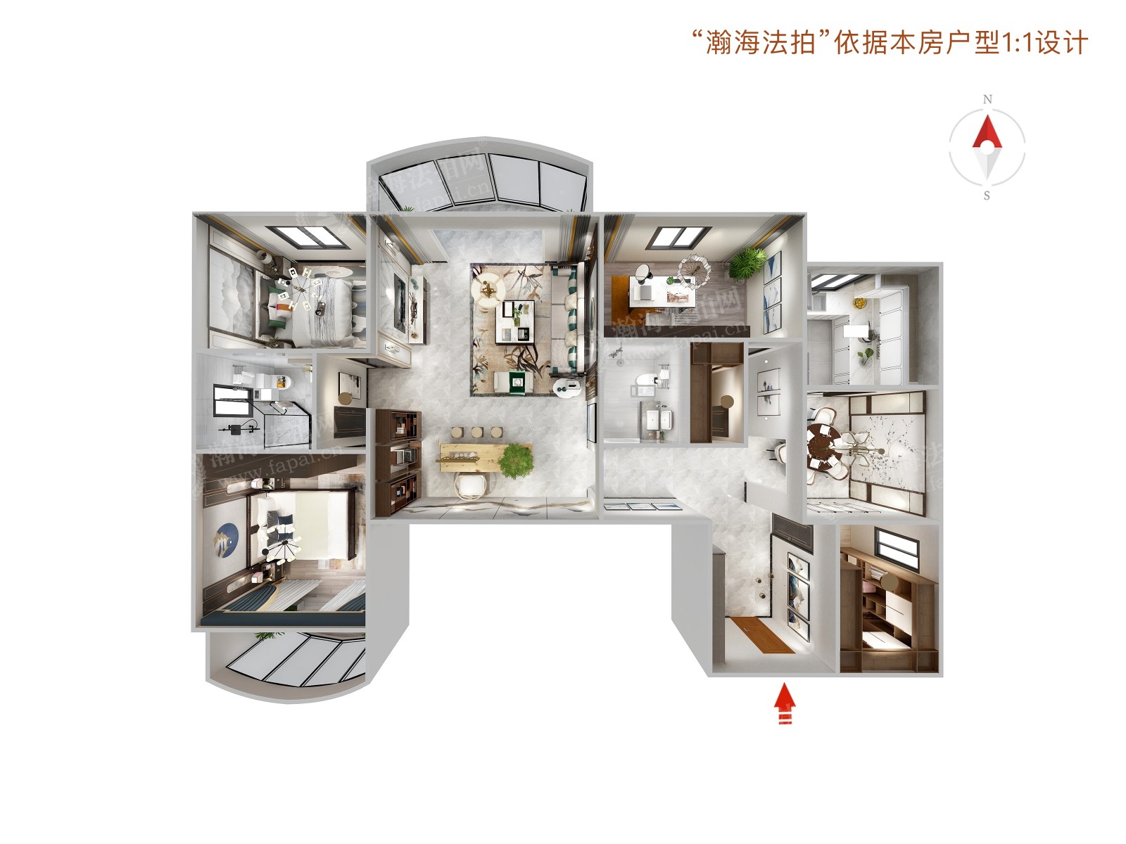 金福家园19号楼608室