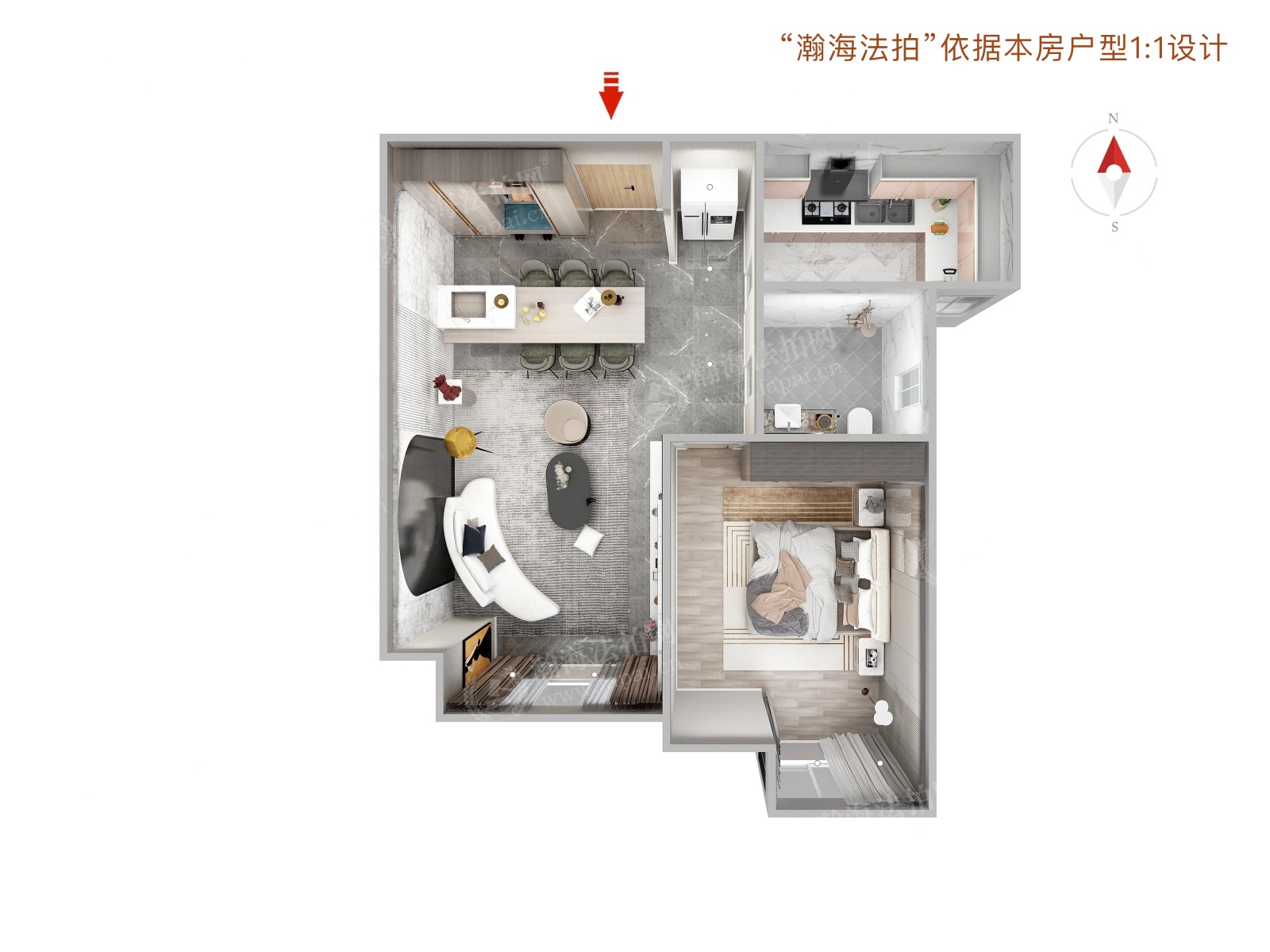 京贸国际城西区282号楼5单元3303室