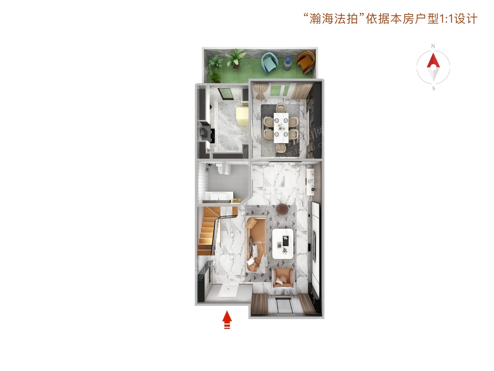 名都园304号（联排别墅）