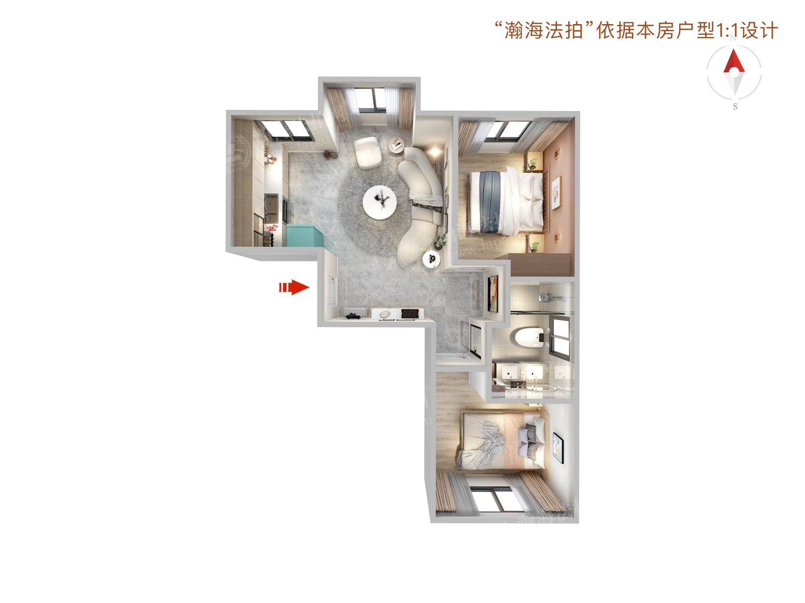 康泽佳苑南区21号楼1801室