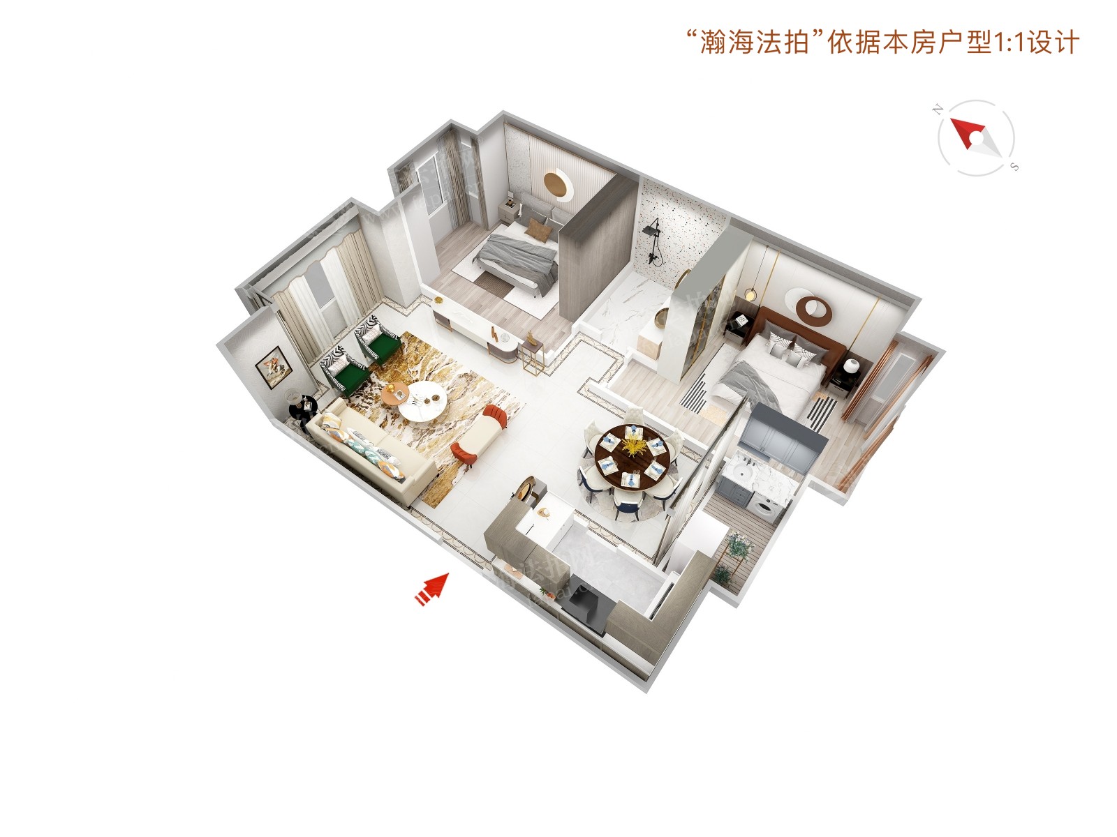 云龙家园3号楼3单元203室