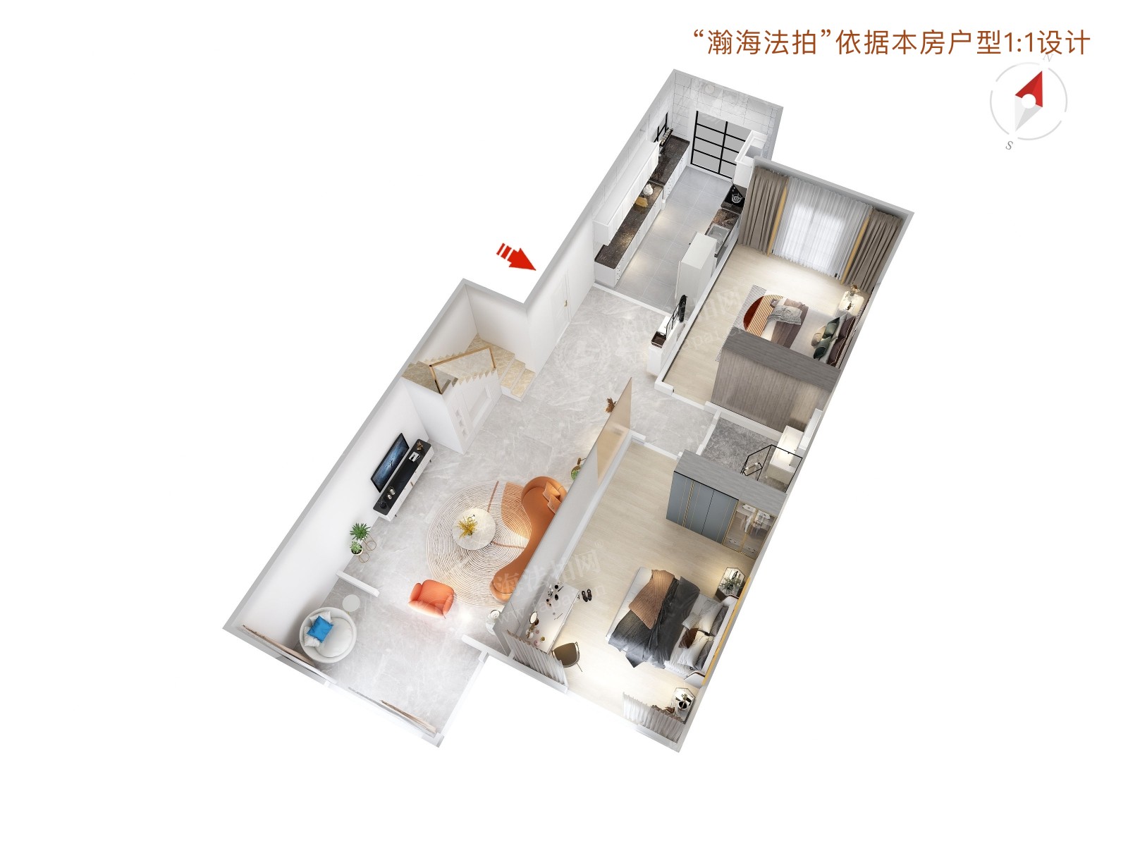 密西花园7号楼1单元501室