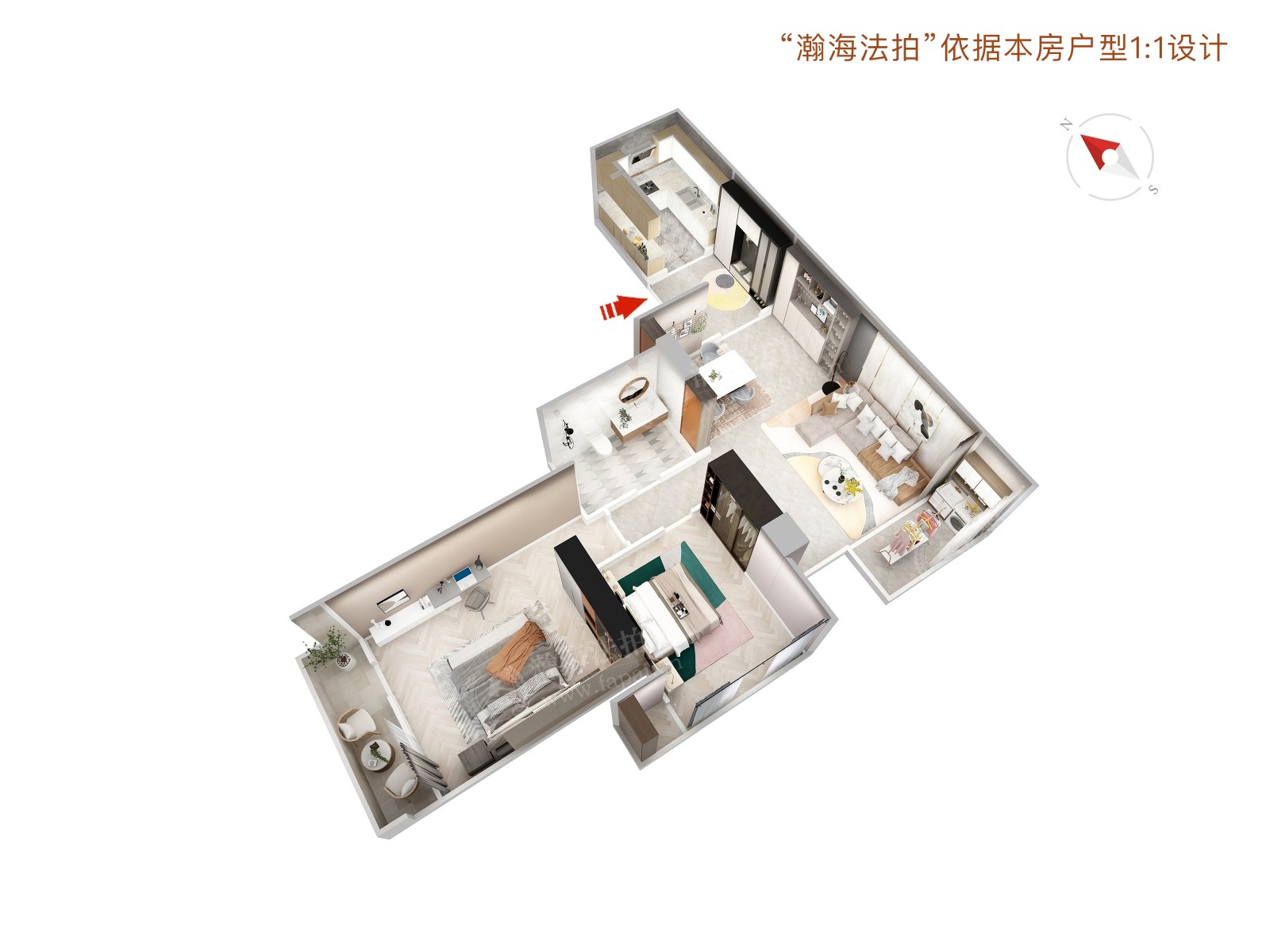 建邦礼仕阁2号楼1001室