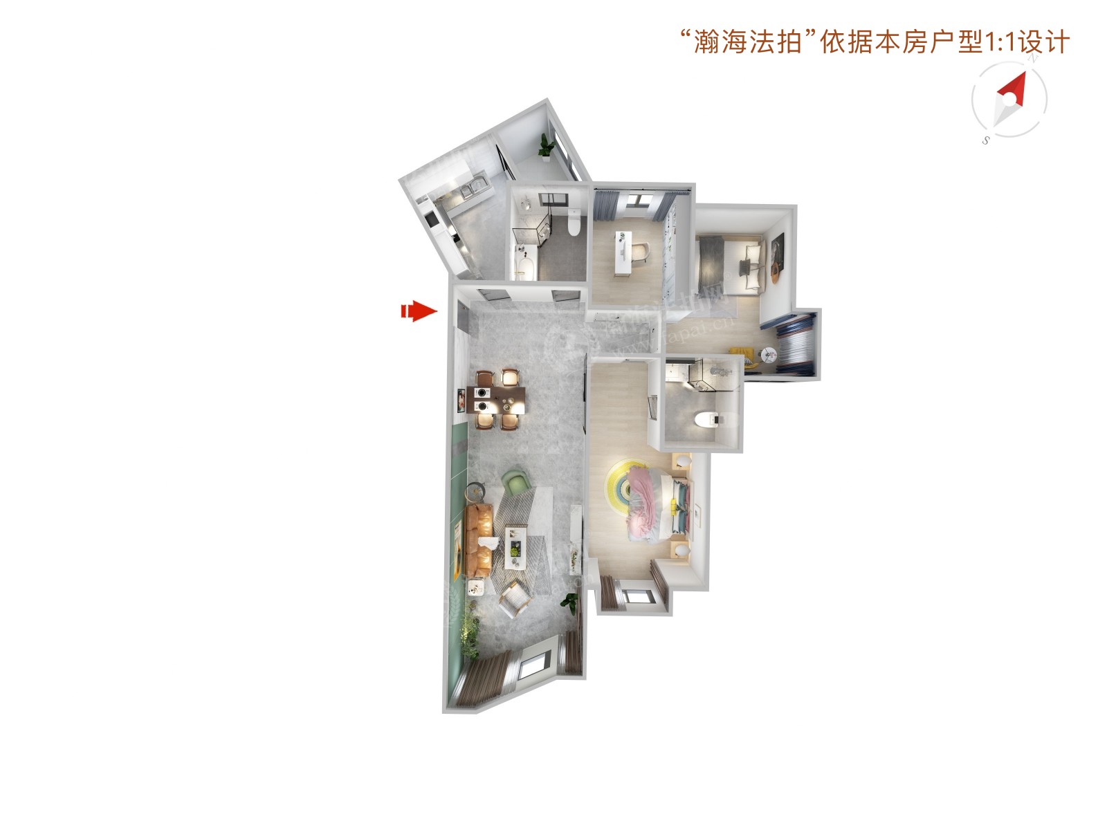国美第一城2号院8号楼4单元302室