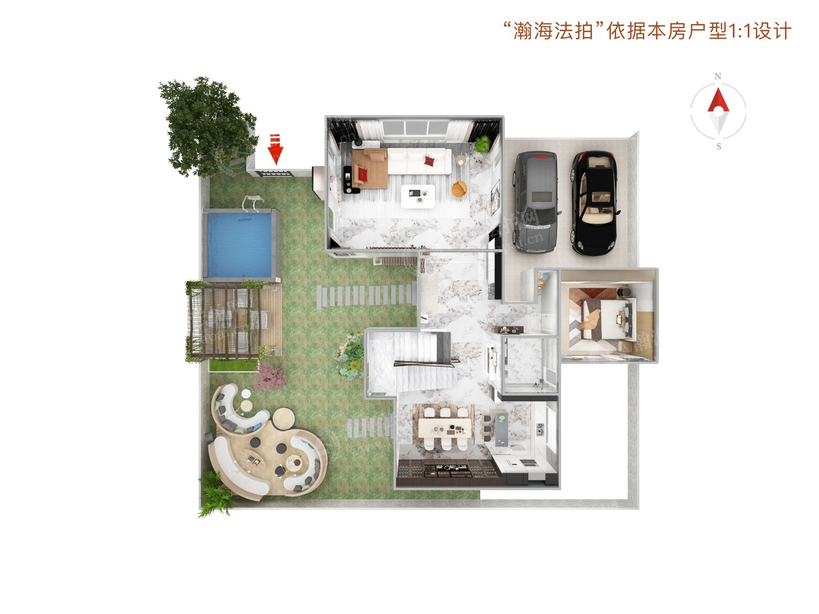 龙湾别墅3823号（独栋别墅）