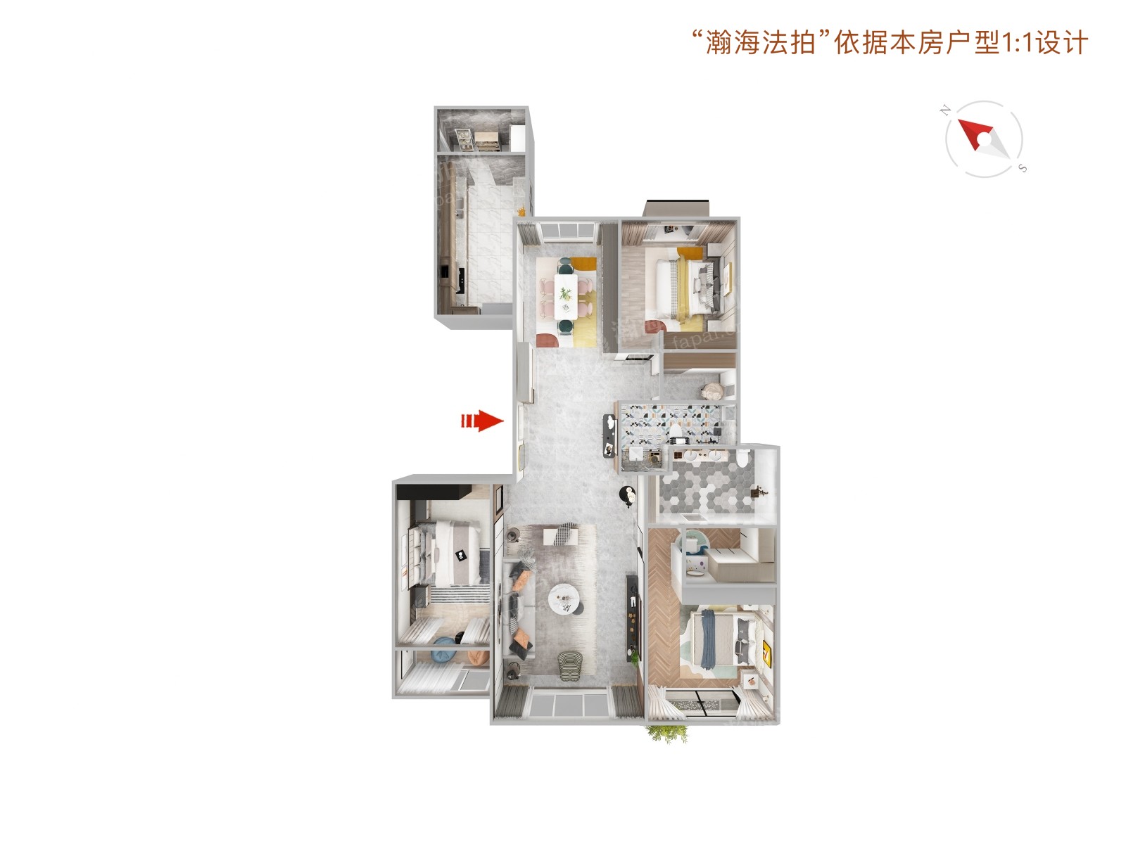 世茂奥临花园5号楼1单元0901室（带1车位）
