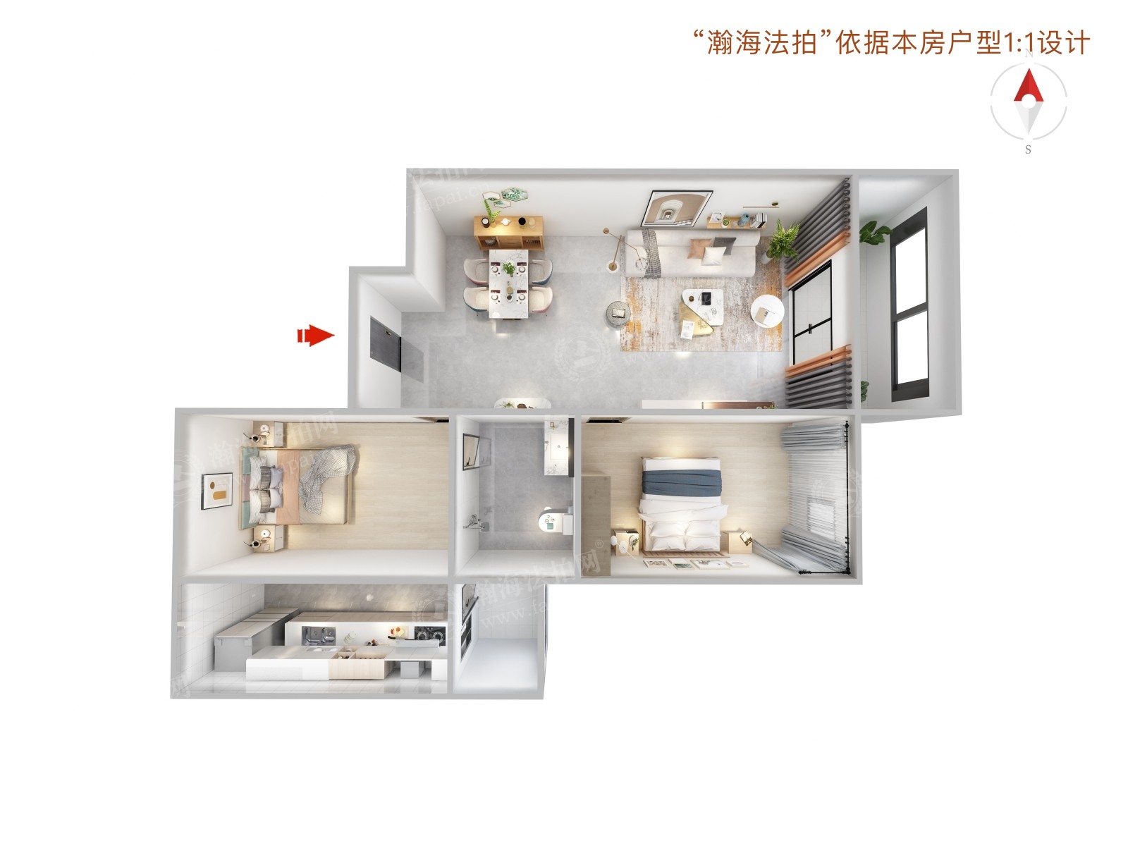 千鹤家园2号楼2506室