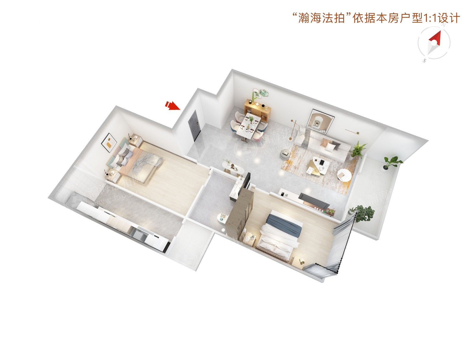 千鹤家园2号楼2506室