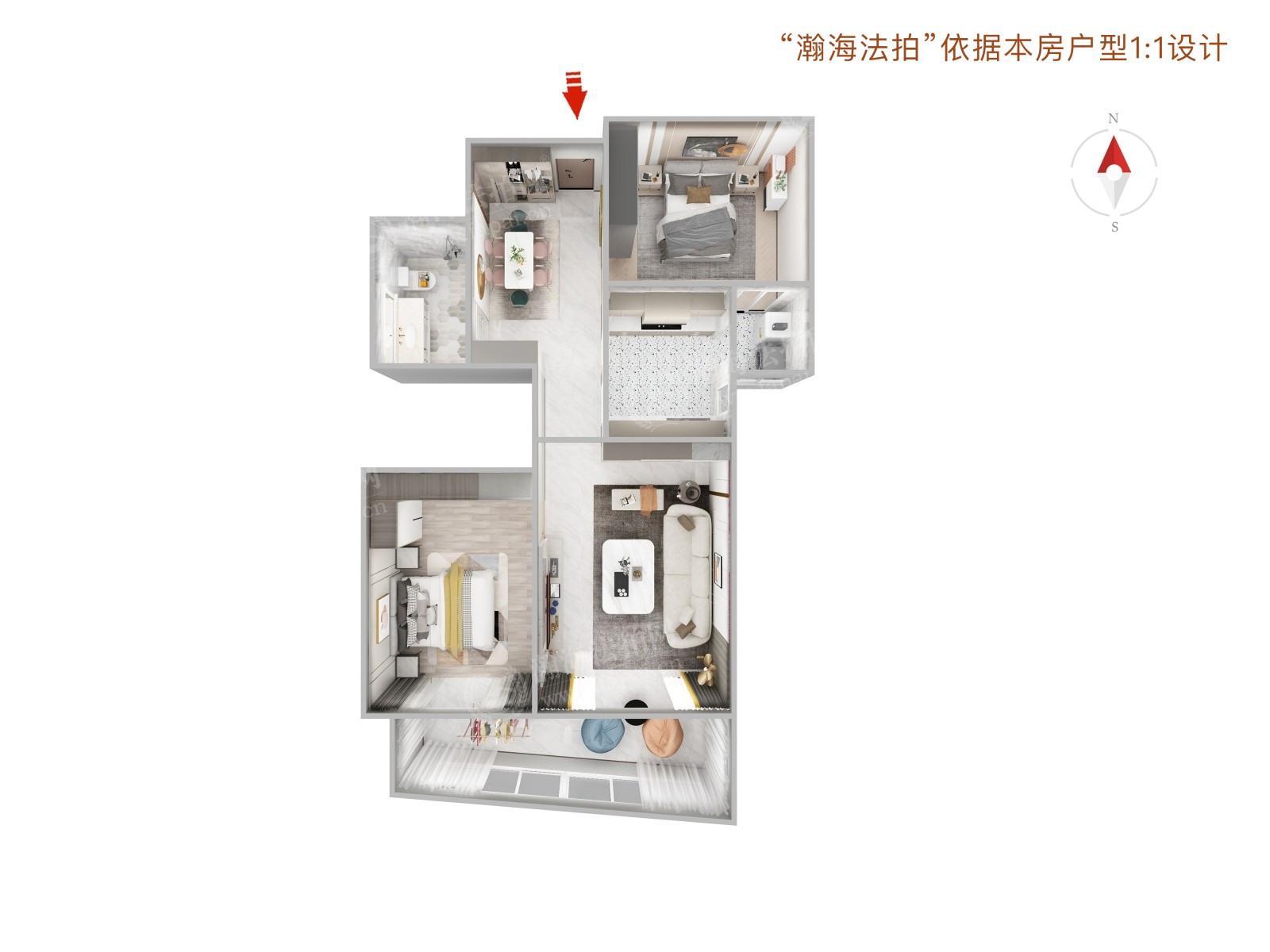 千鹤家园2号楼2501室