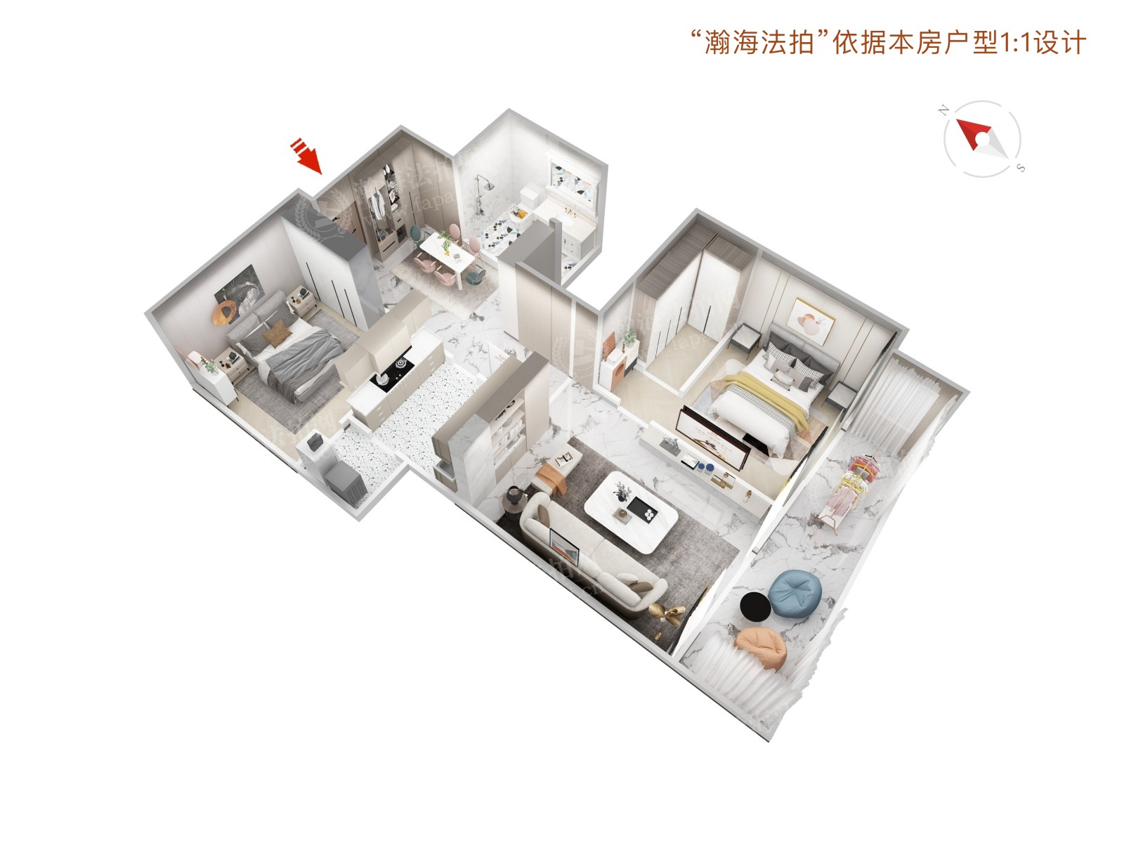 千鹤家园2号楼2508室