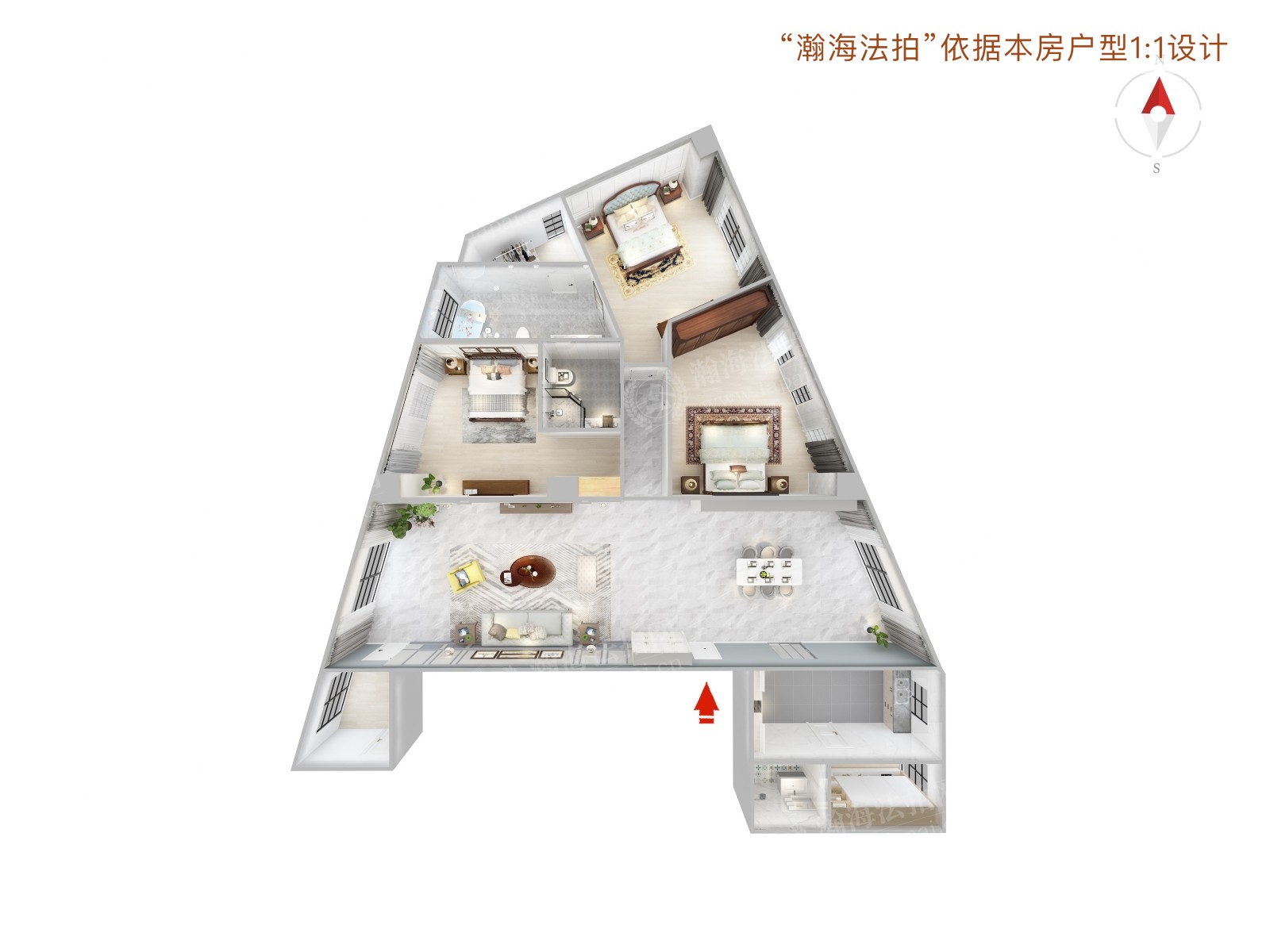 沿海赛洛城四期402号楼1202室