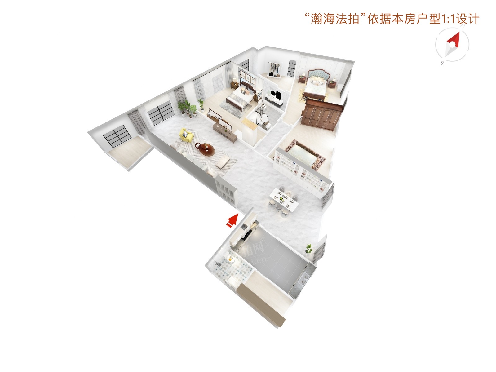 沿海赛洛城四期402号楼1202室