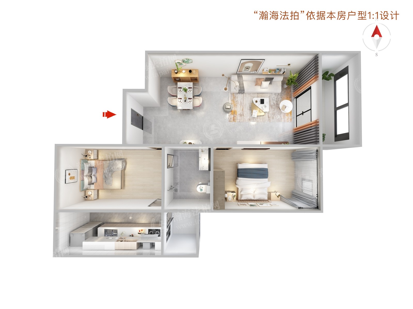 千鹤家园2号楼2406室