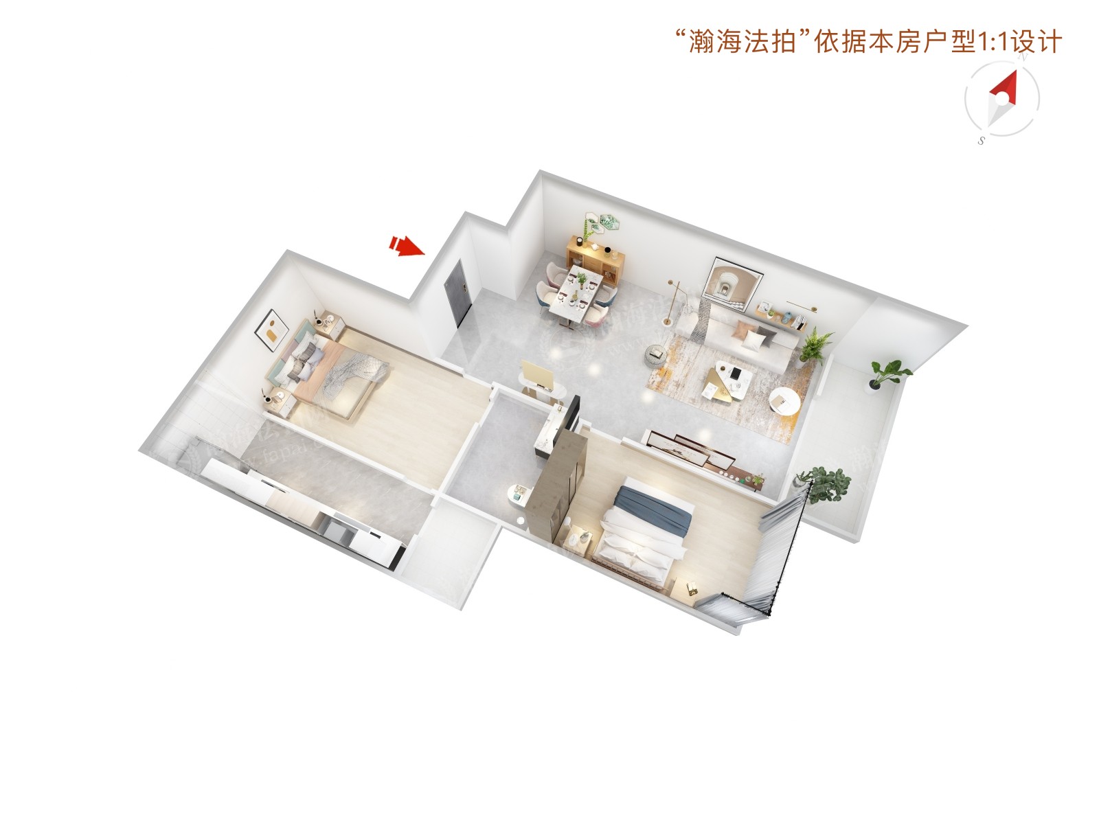 千鹤家园2号楼2406室
