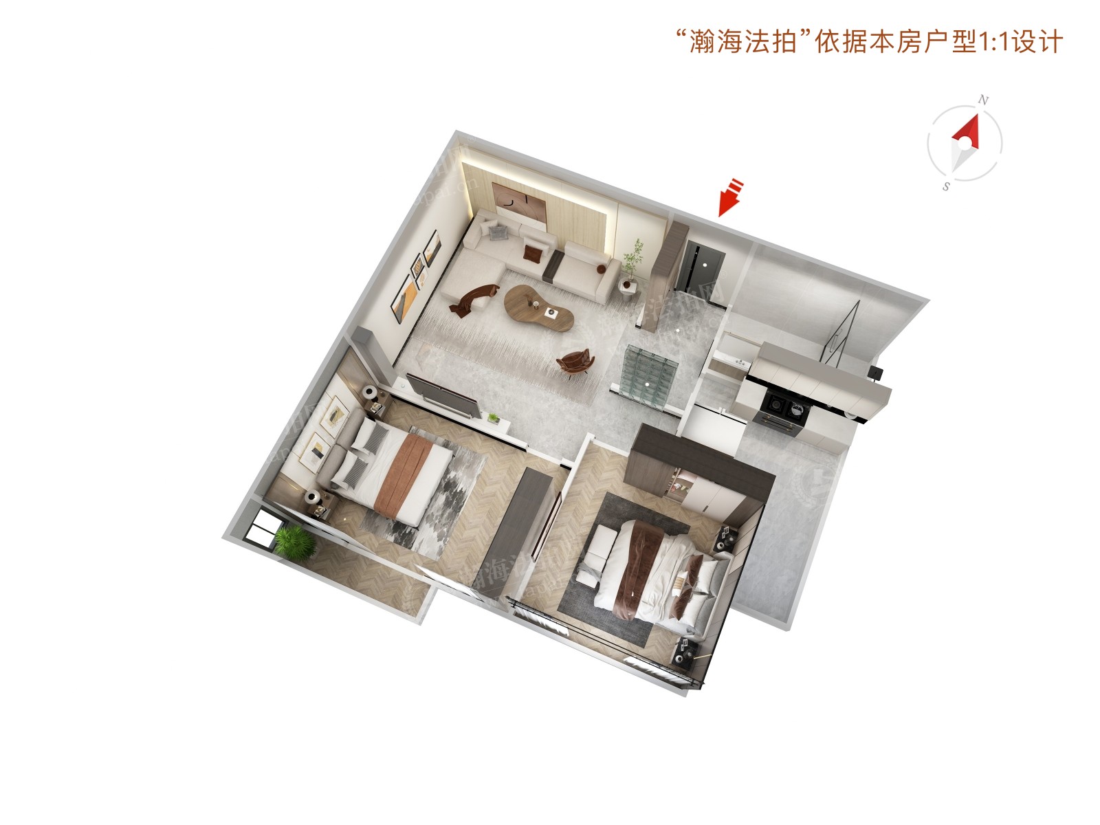 顺驰领海19号楼1单元903室