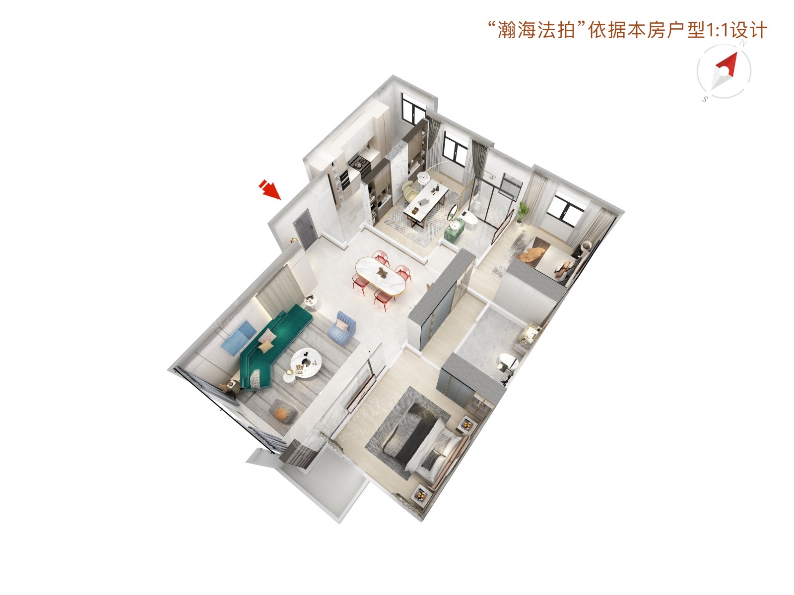顺驰领海47号楼1单元601室