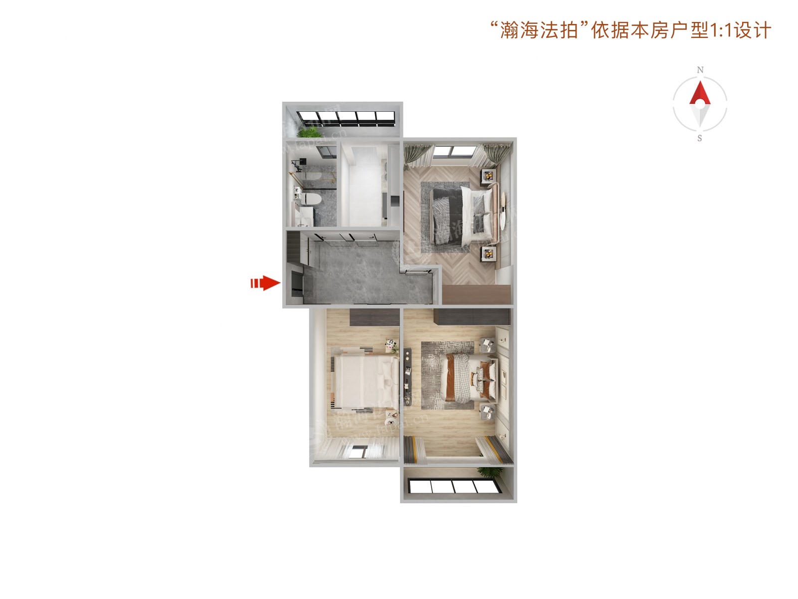 核桃园北里5号楼2单元101室