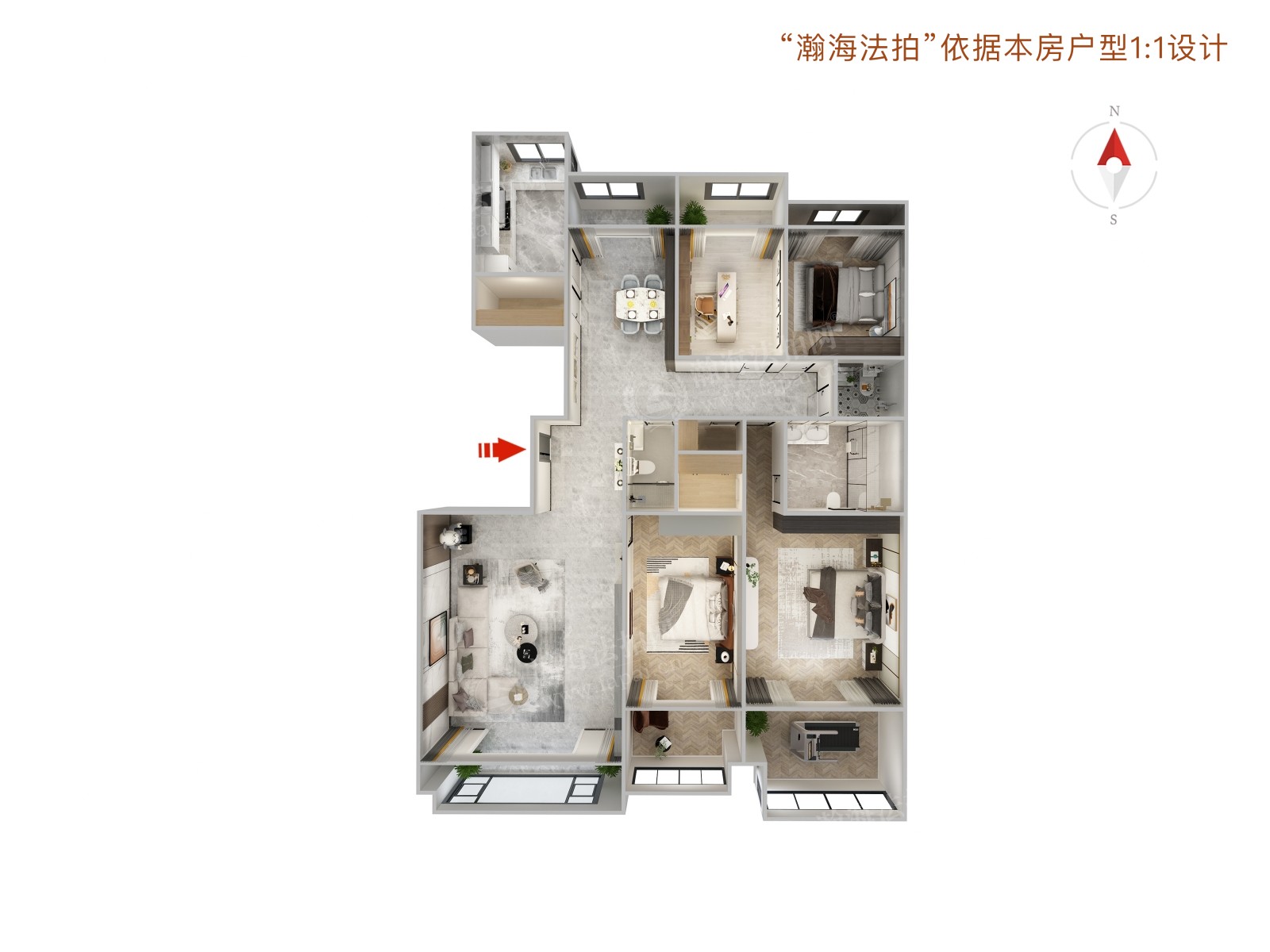马坡花园一区32号楼3单元602室（复式）