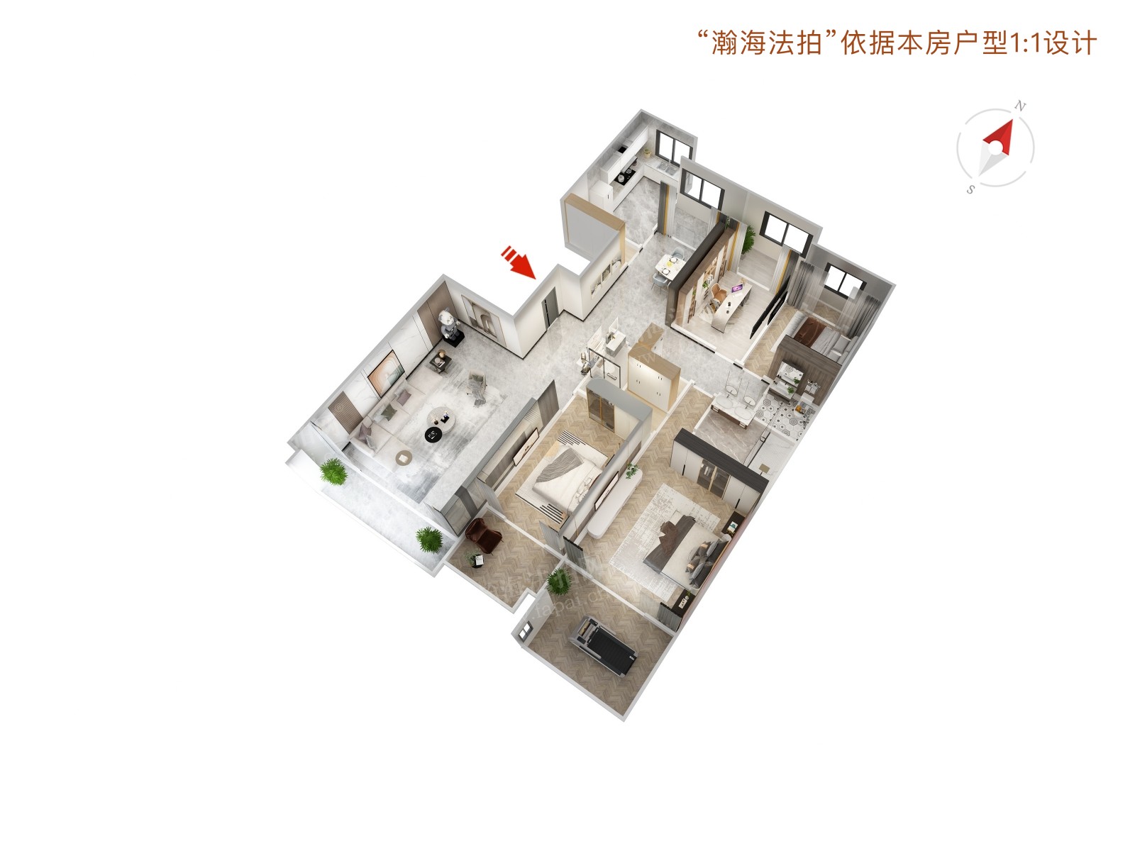 马坡花园一区32号楼3单元602室（复式）