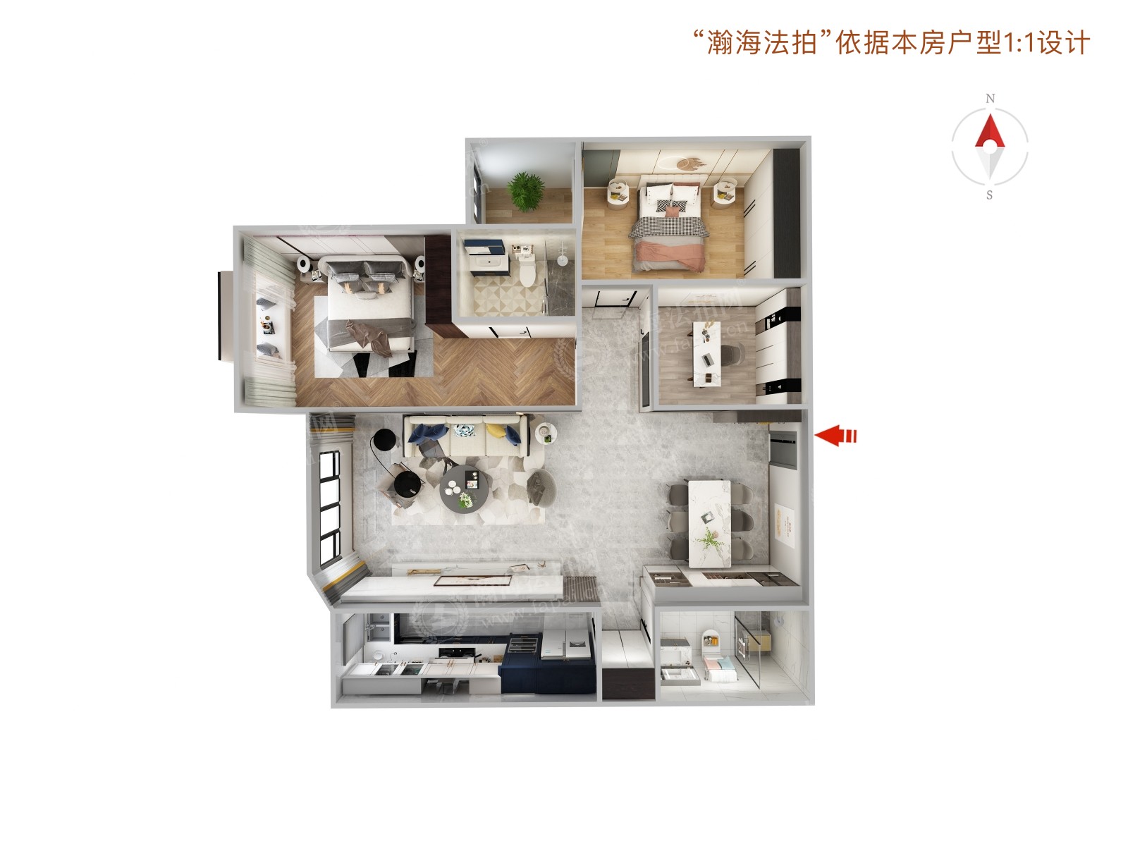 京贸国际公寓7号楼1单元607室