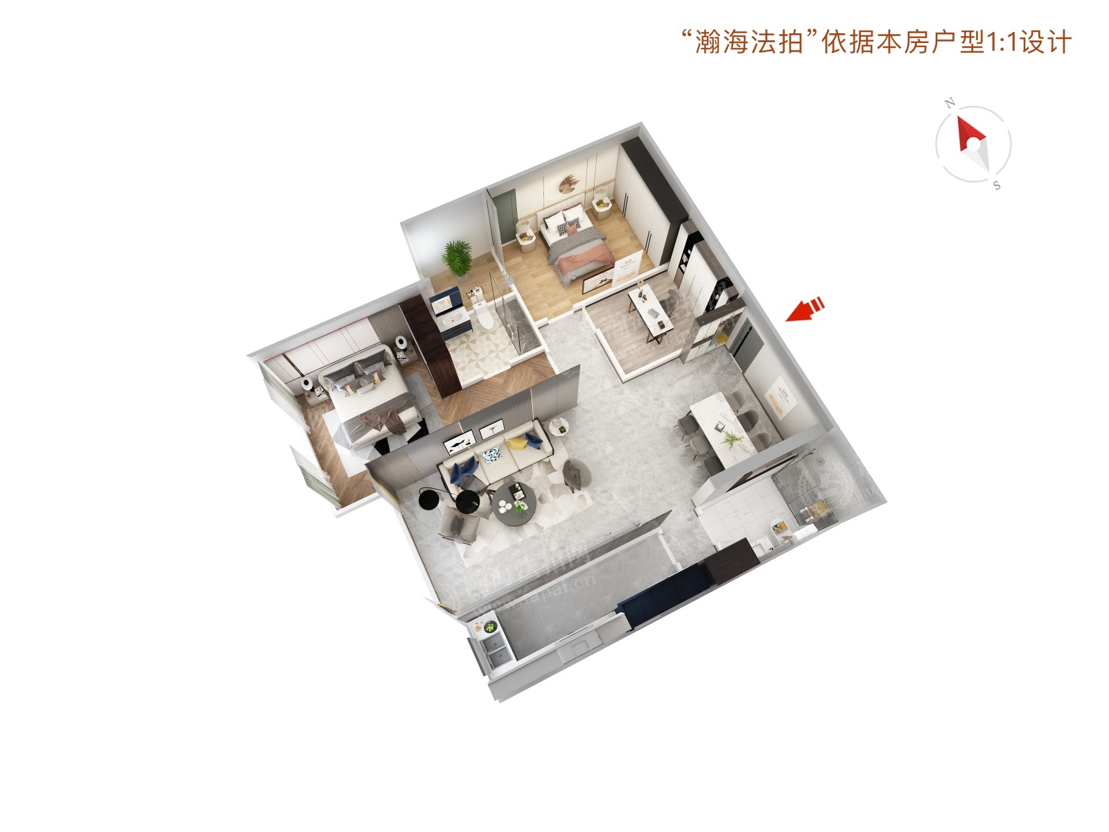 京贸国际公寓7号楼1单元607室