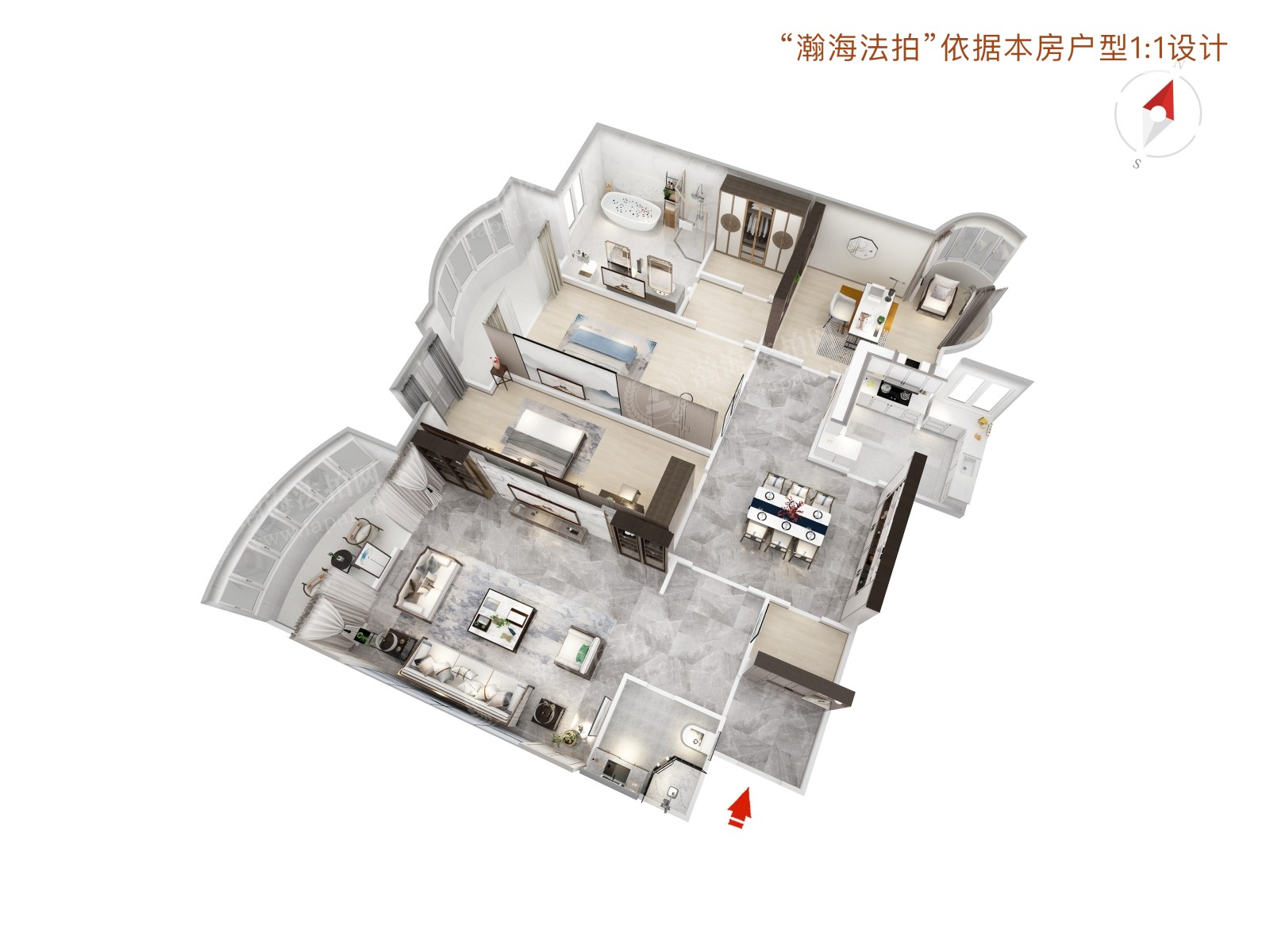 银河湾6号楼2单元1403室