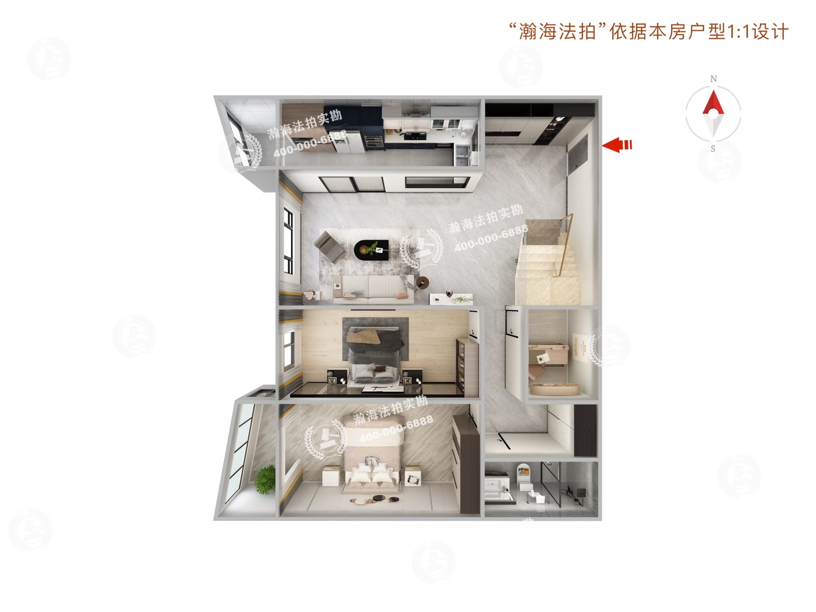 天通苑东三区59号楼1805室（复式）