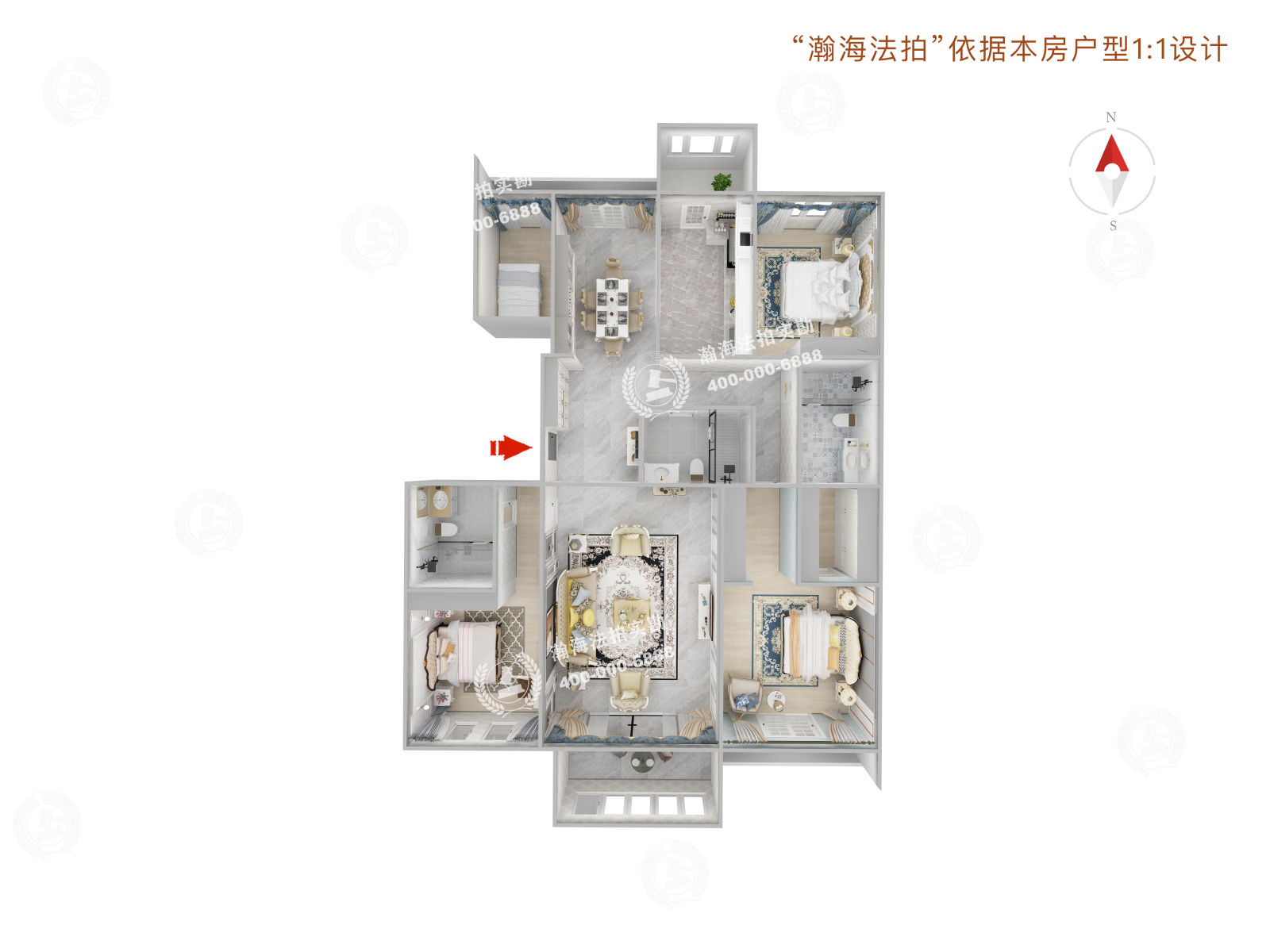 国奥村西区1号楼2单元201室
