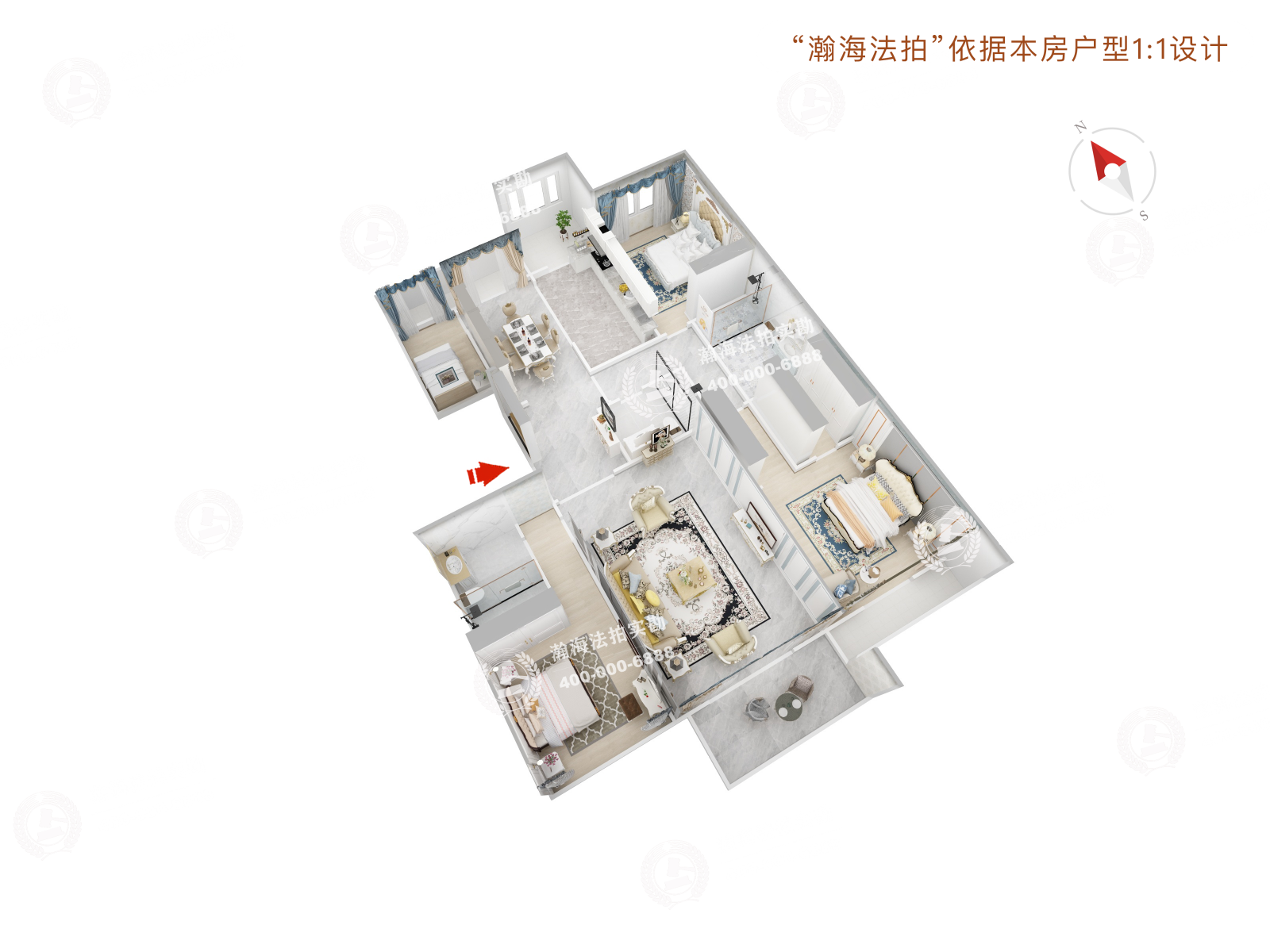 国奥村西区1号楼2单元201室