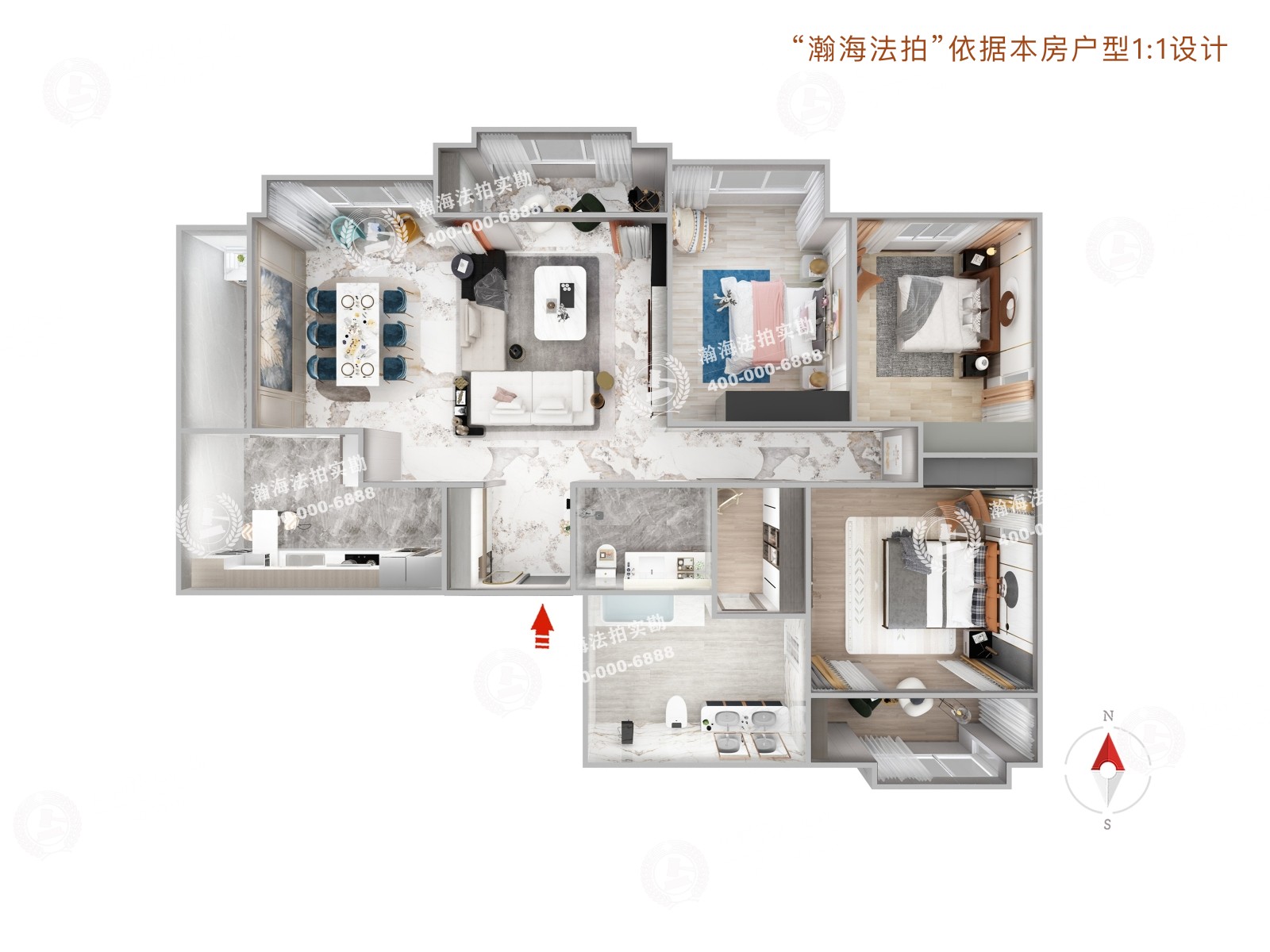 光彩国际公寓1号楼19D室