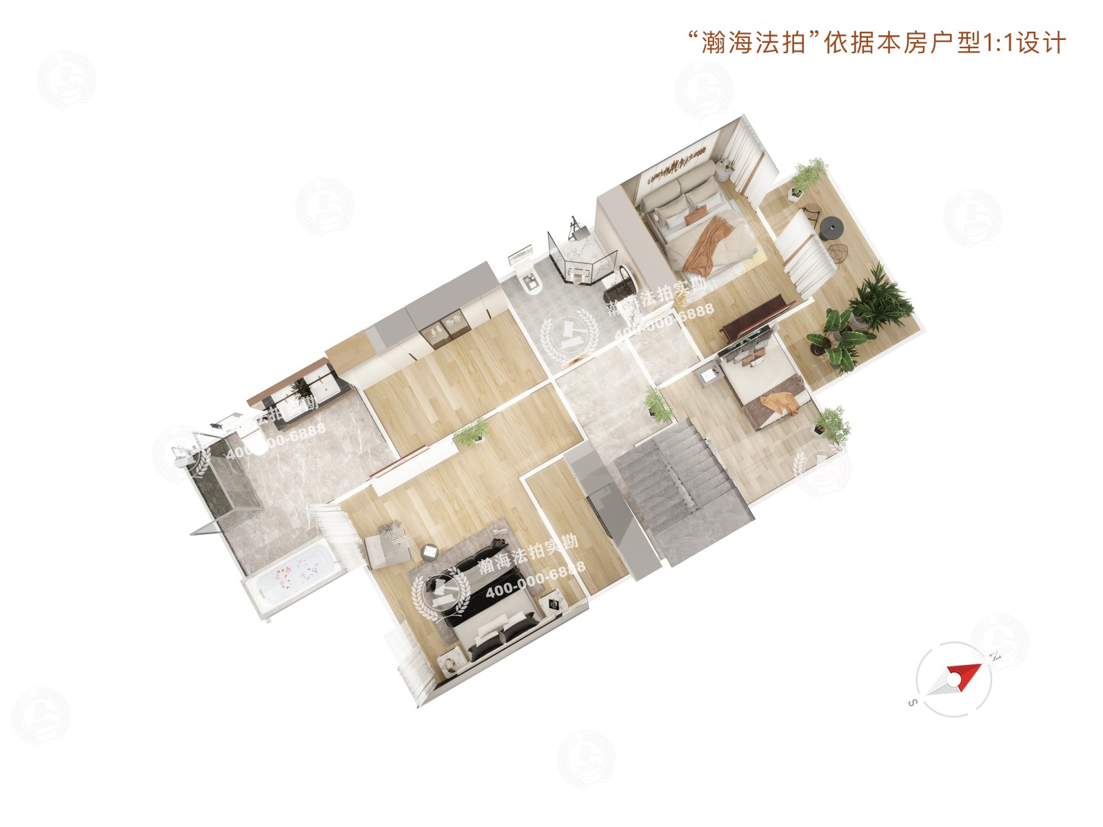 北京洋房6号楼1单元501室（复式）