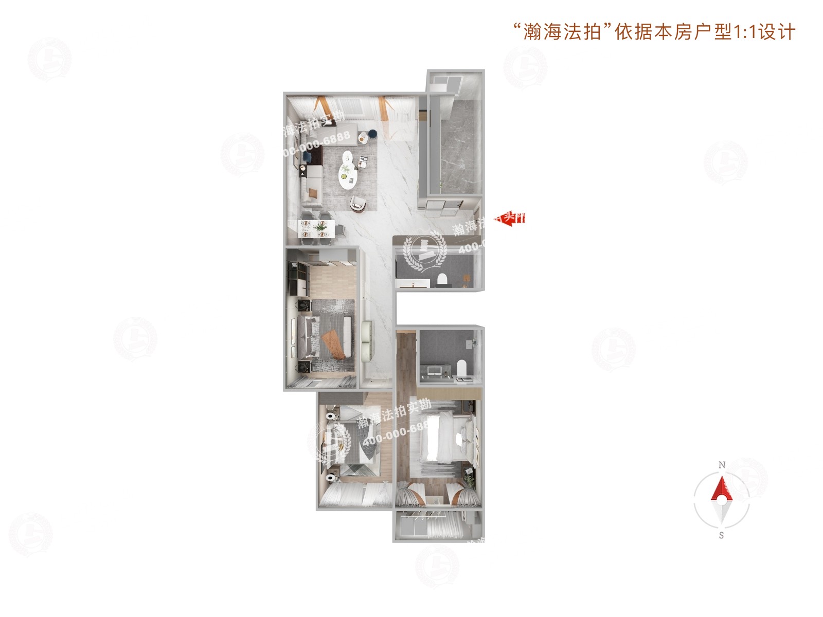 颖泽洲社区11号楼4单元407室