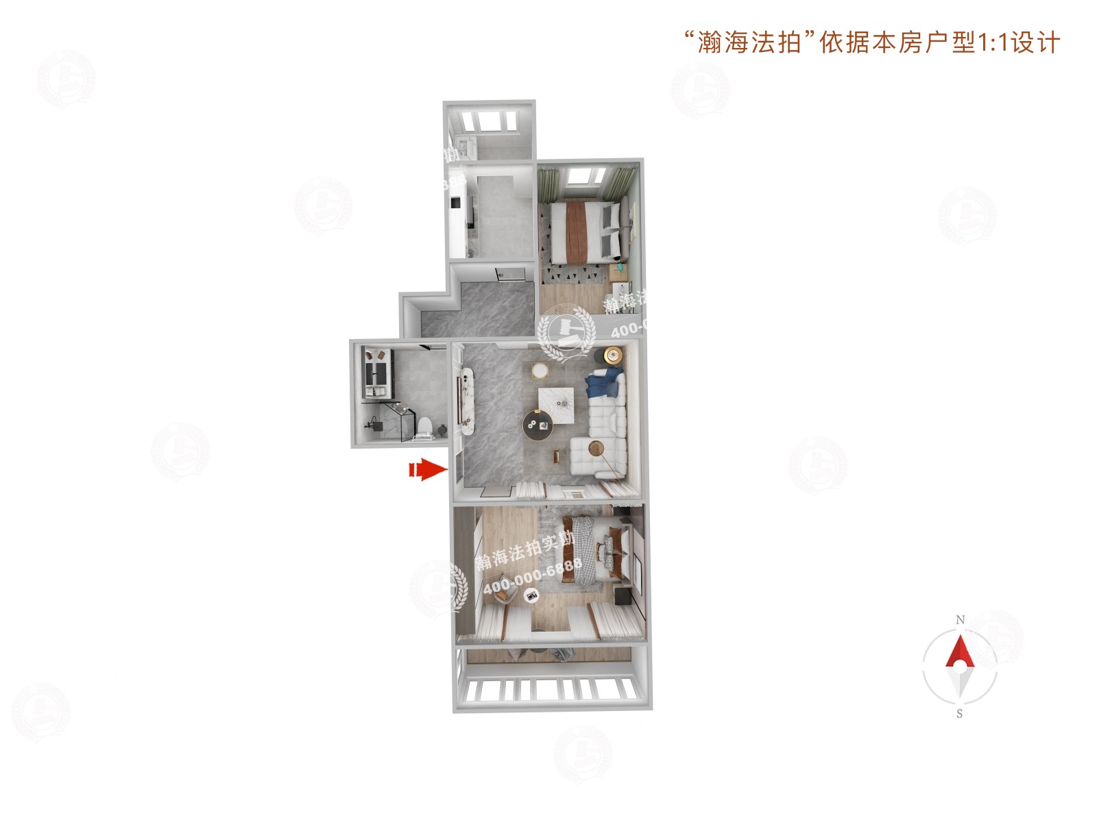 康盛园19号楼1单元102室