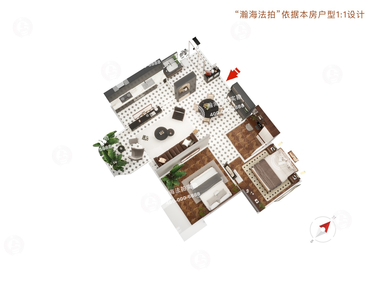 珠江帝景405号楼703室