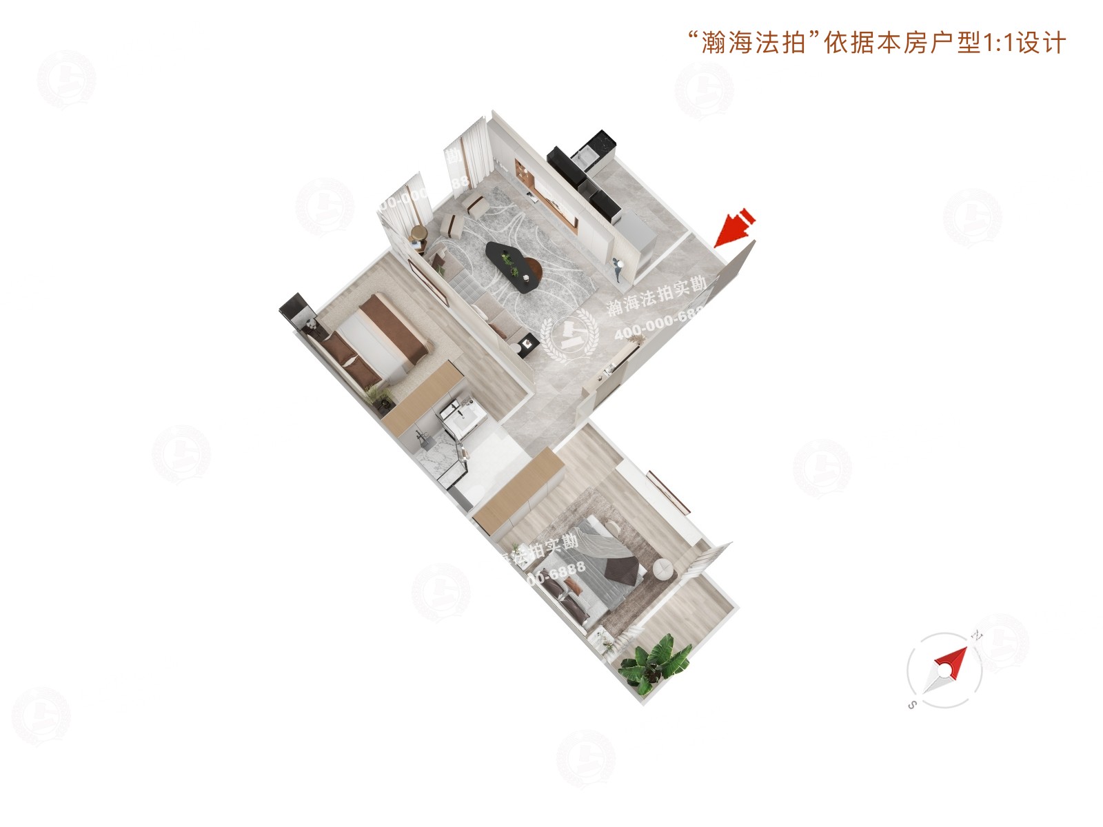 江南山水1号楼1单元803室